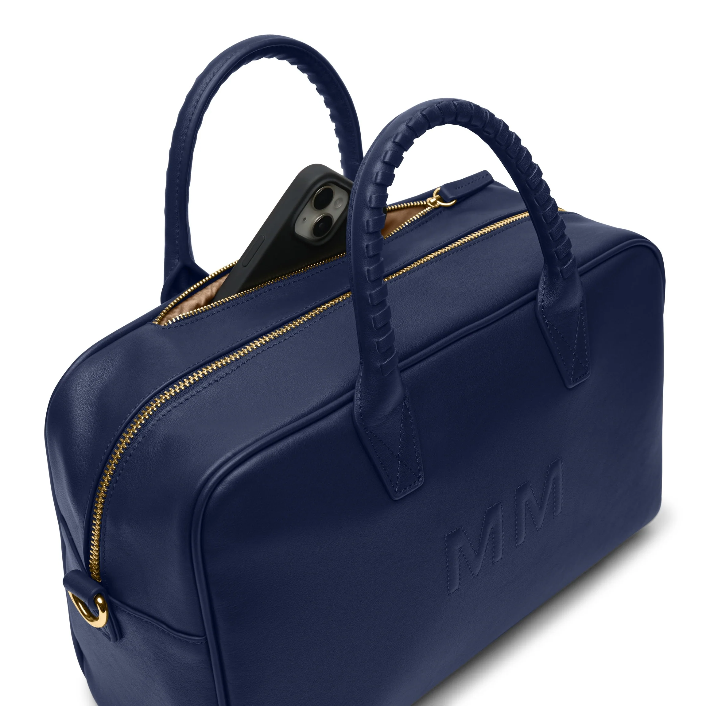 Park Satchel Navy Blue - Image 8