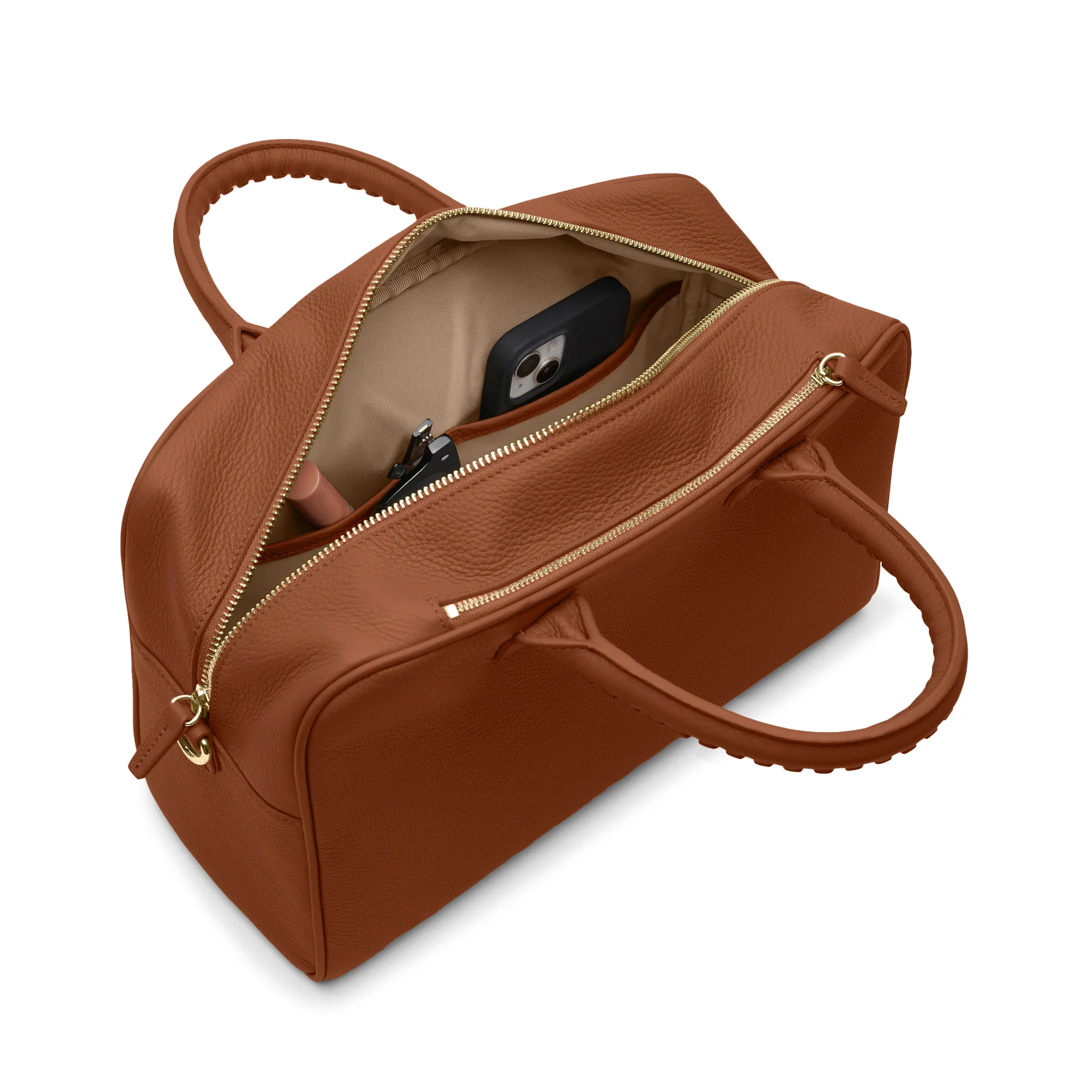 Park Satchel Saddle Brown - Image 8