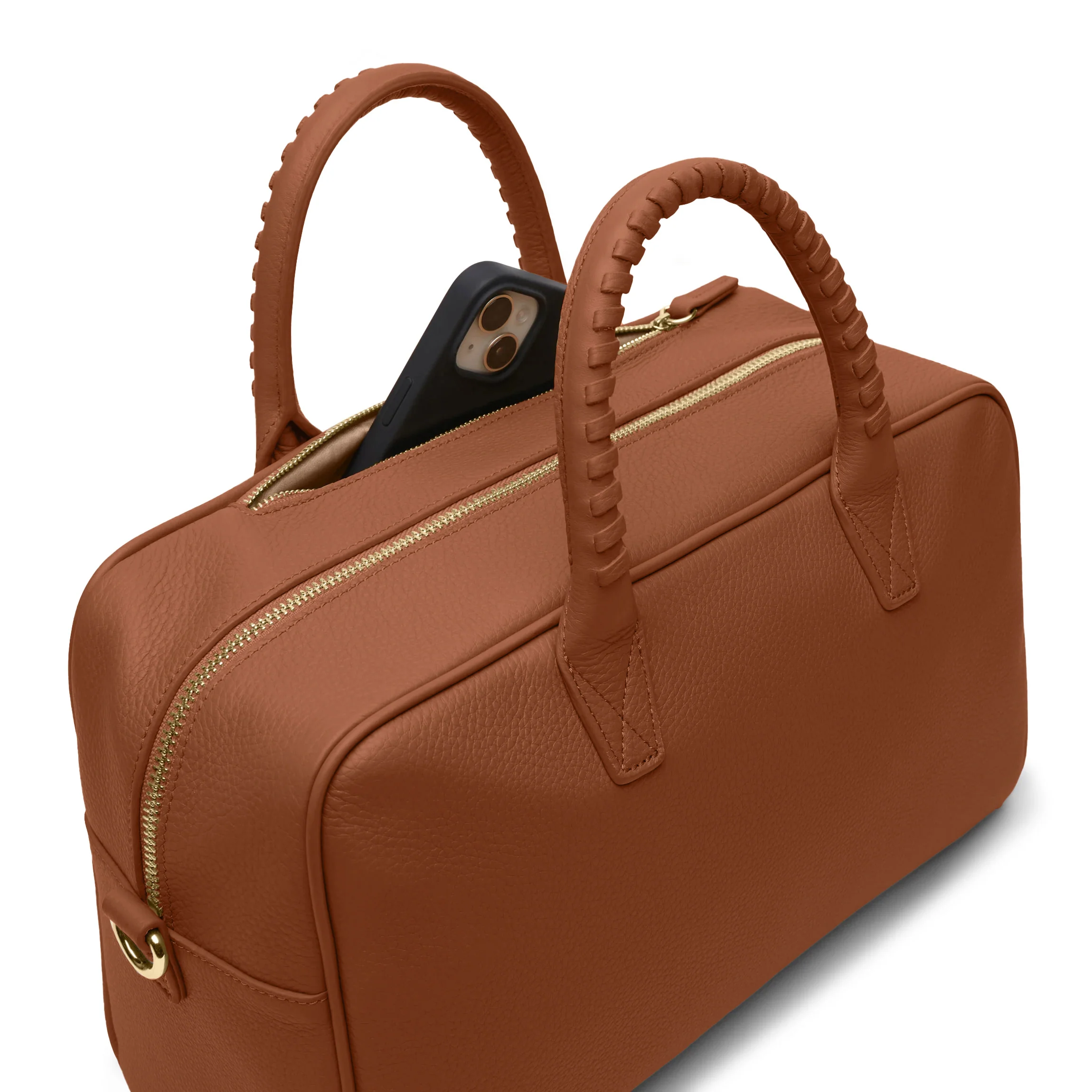 Park Satchel Saddle Brown - Image 9