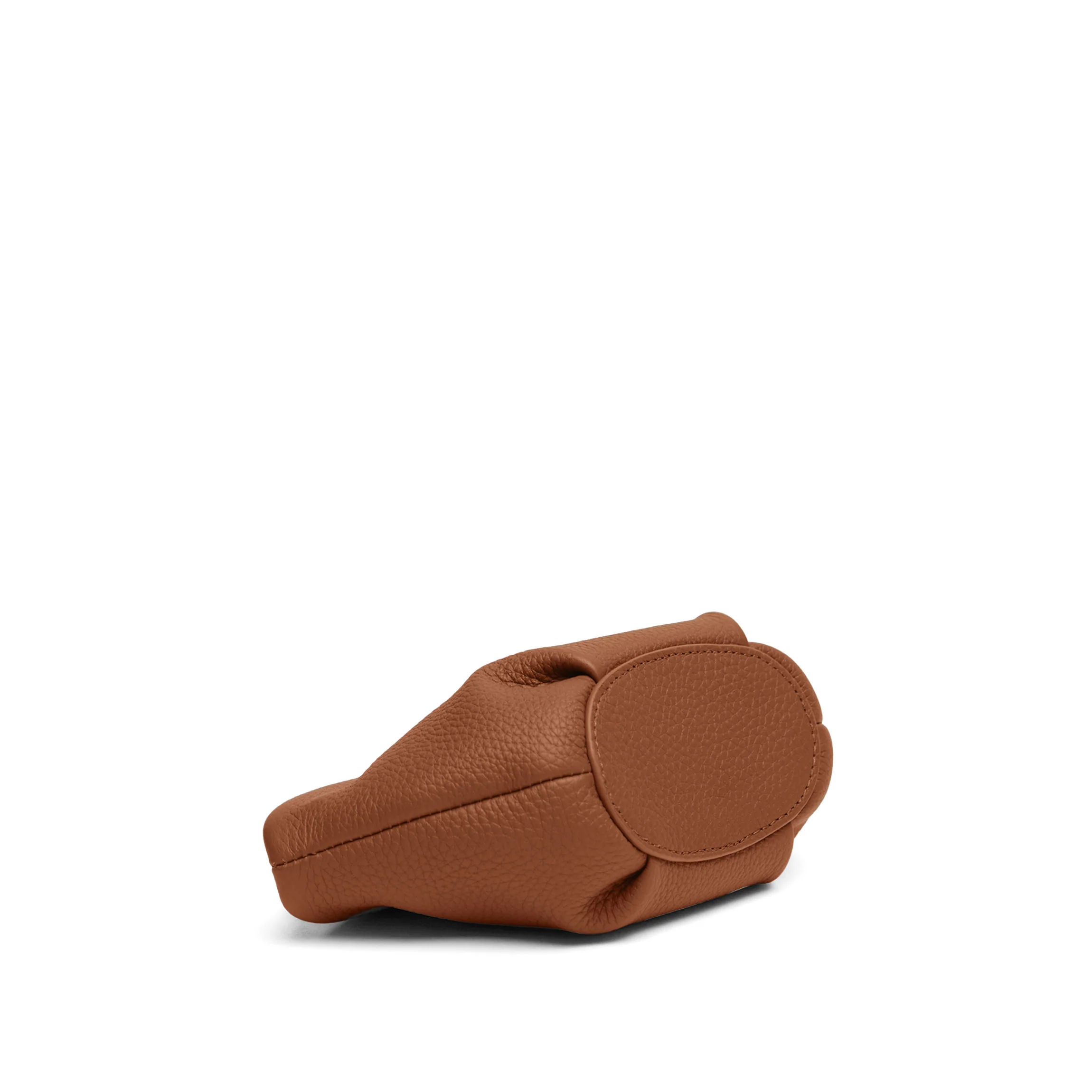 Petite Dumpling Pouch Saddle Brown - Image 6