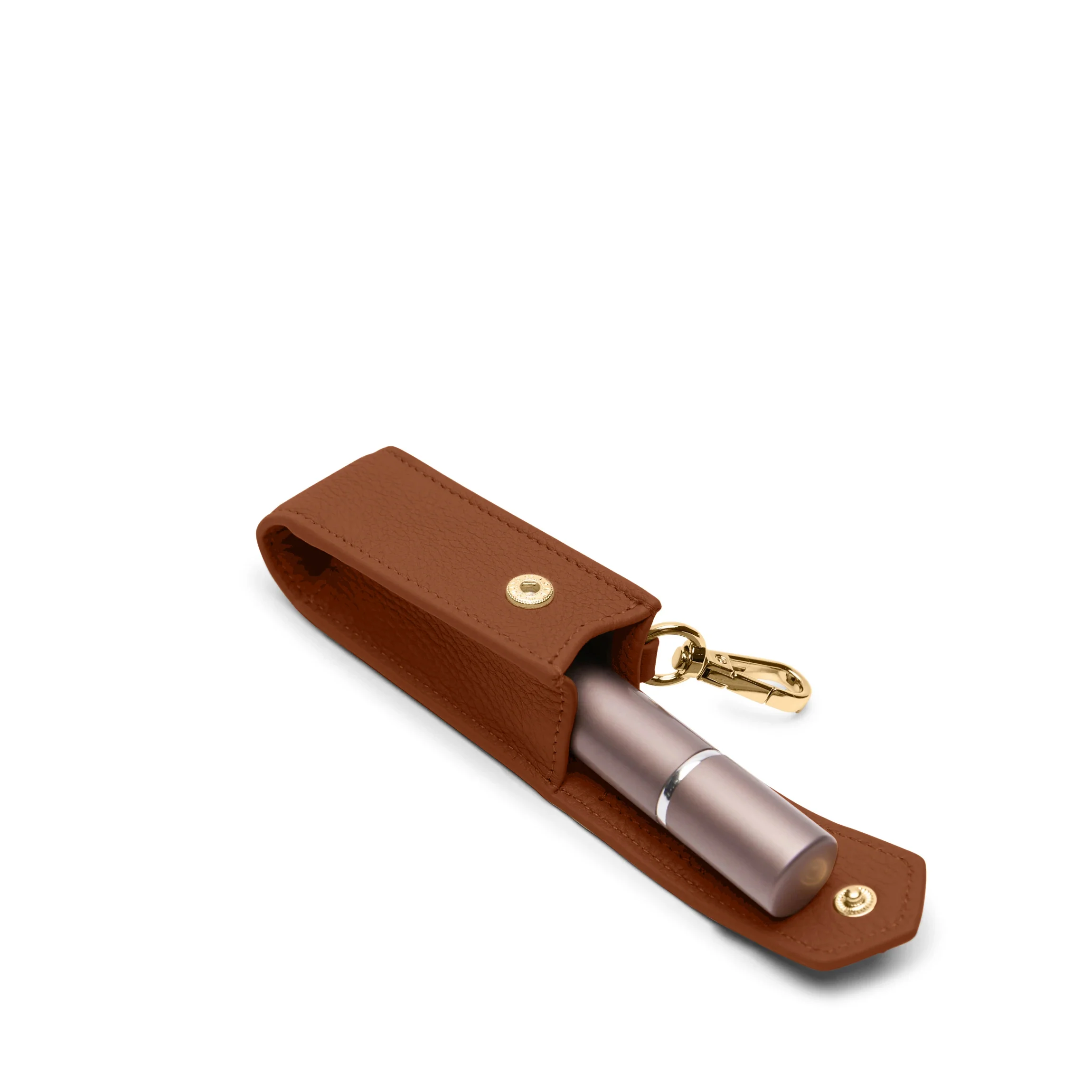 Portable Lipstick Holder Saddle Brown - Image 2