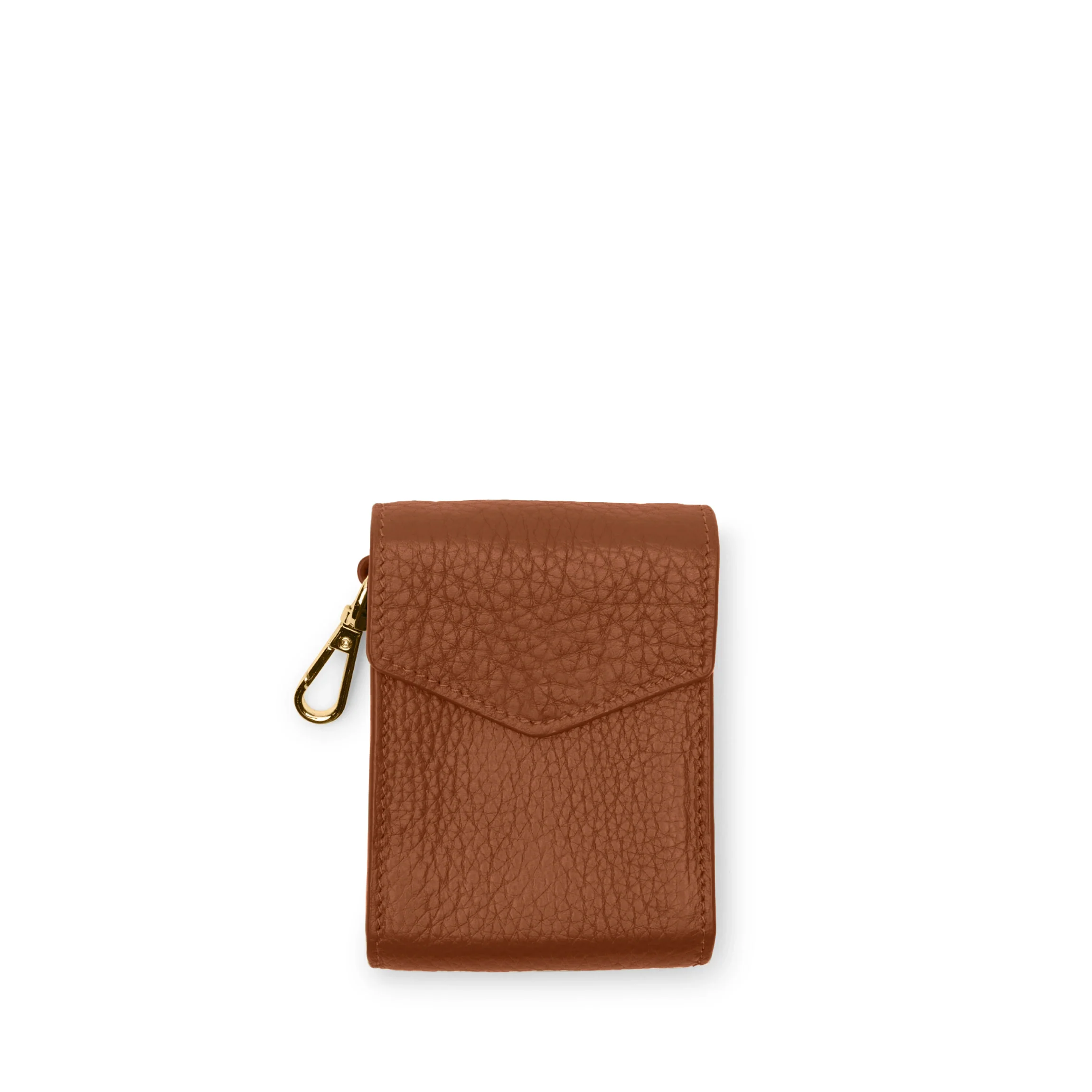Portable Single Playing Card Case Saddle Brown - Image 2
