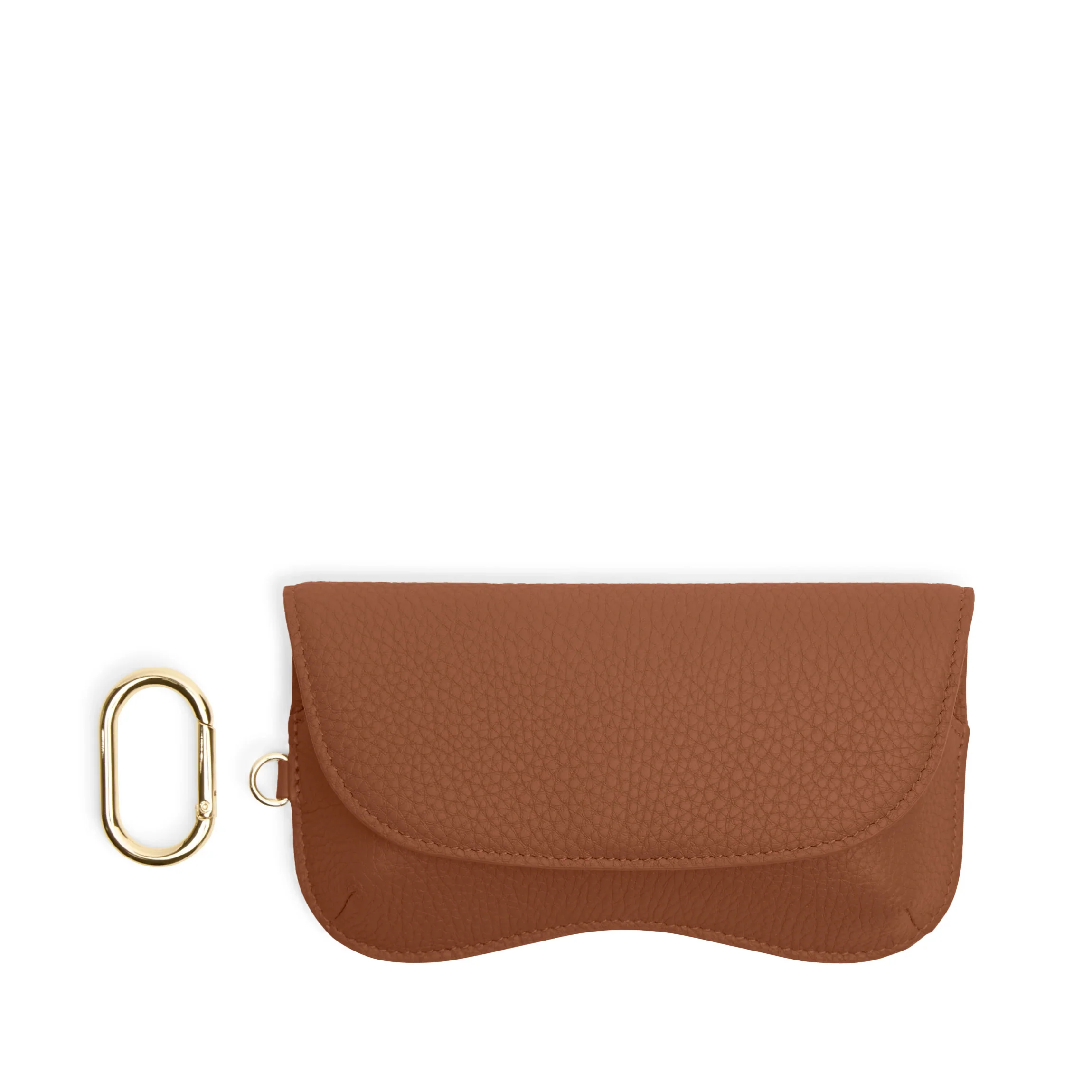 Portable Sunglass Case Saddle Brown - Image 3