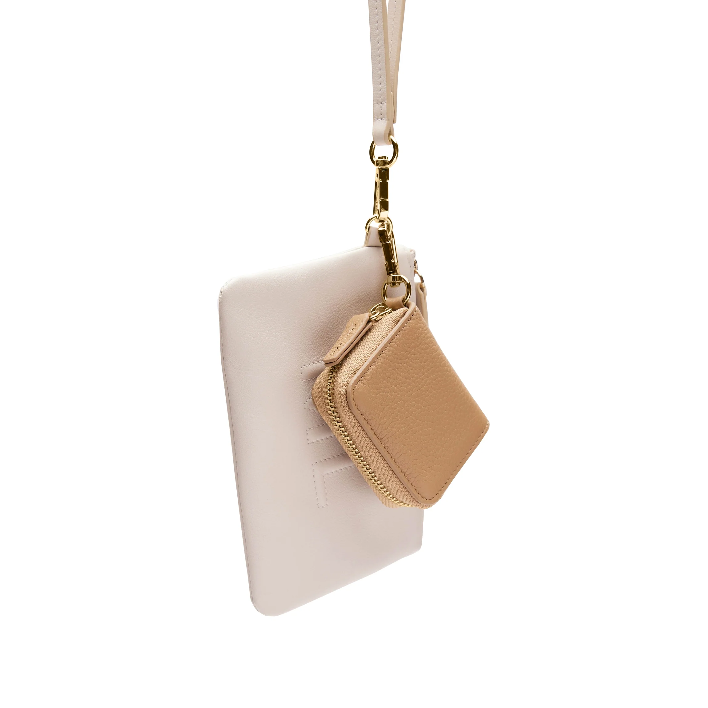 Portable Wristlet AirPod Case Camel - Image 3