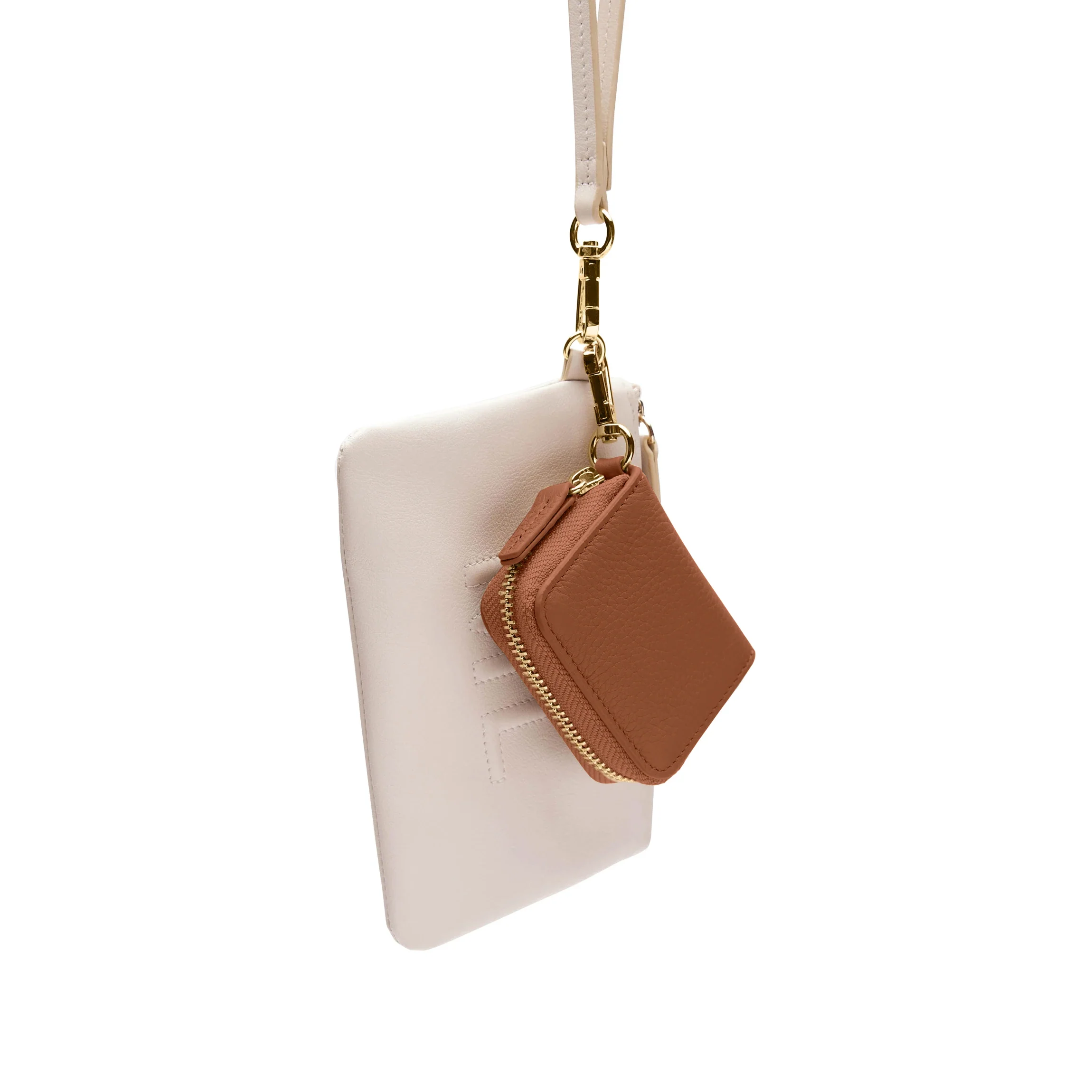 Portable Wristlet AirPod Case Saddle Brown - Image 5