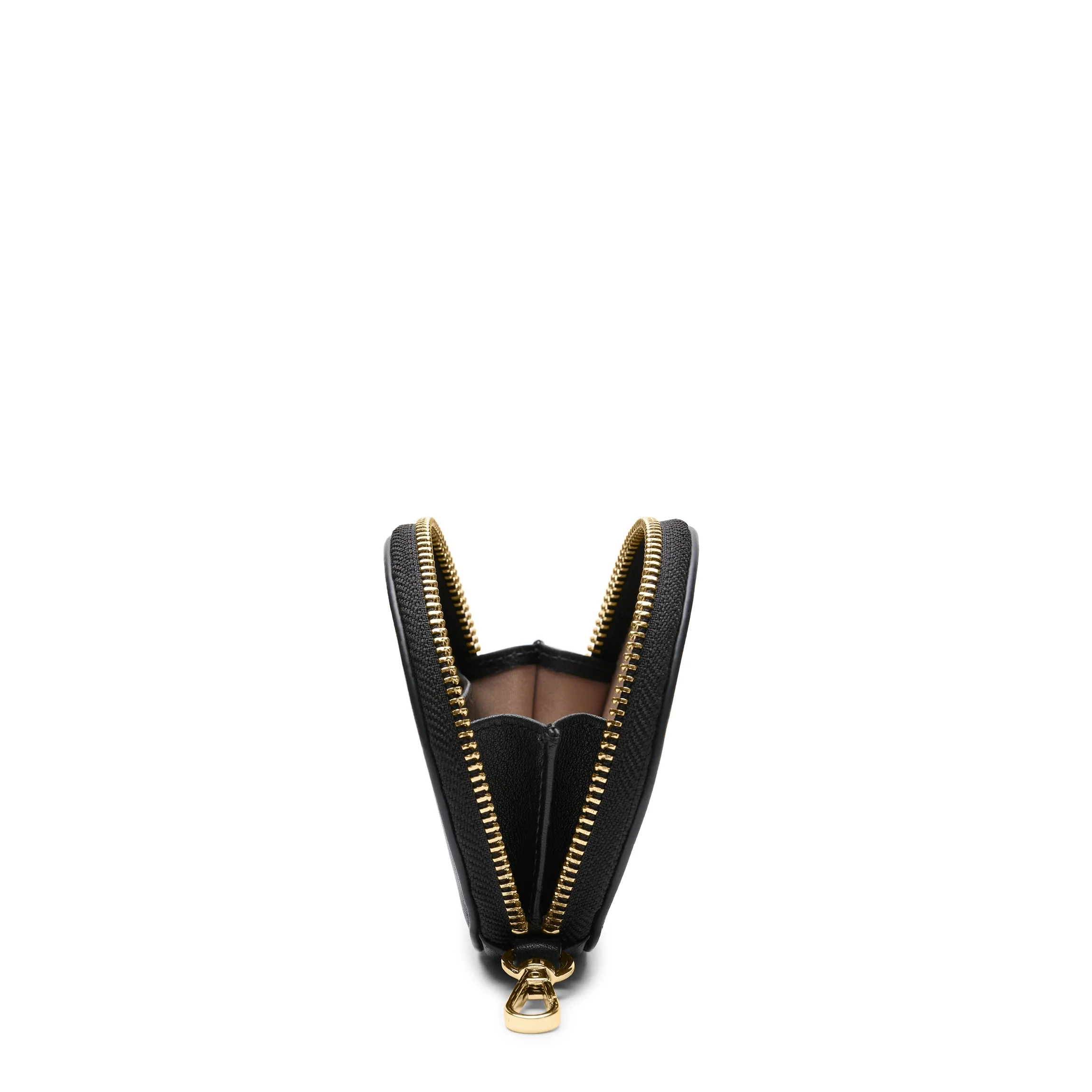 Portable Wristlet Round Pouch Black Onyx - Image 4