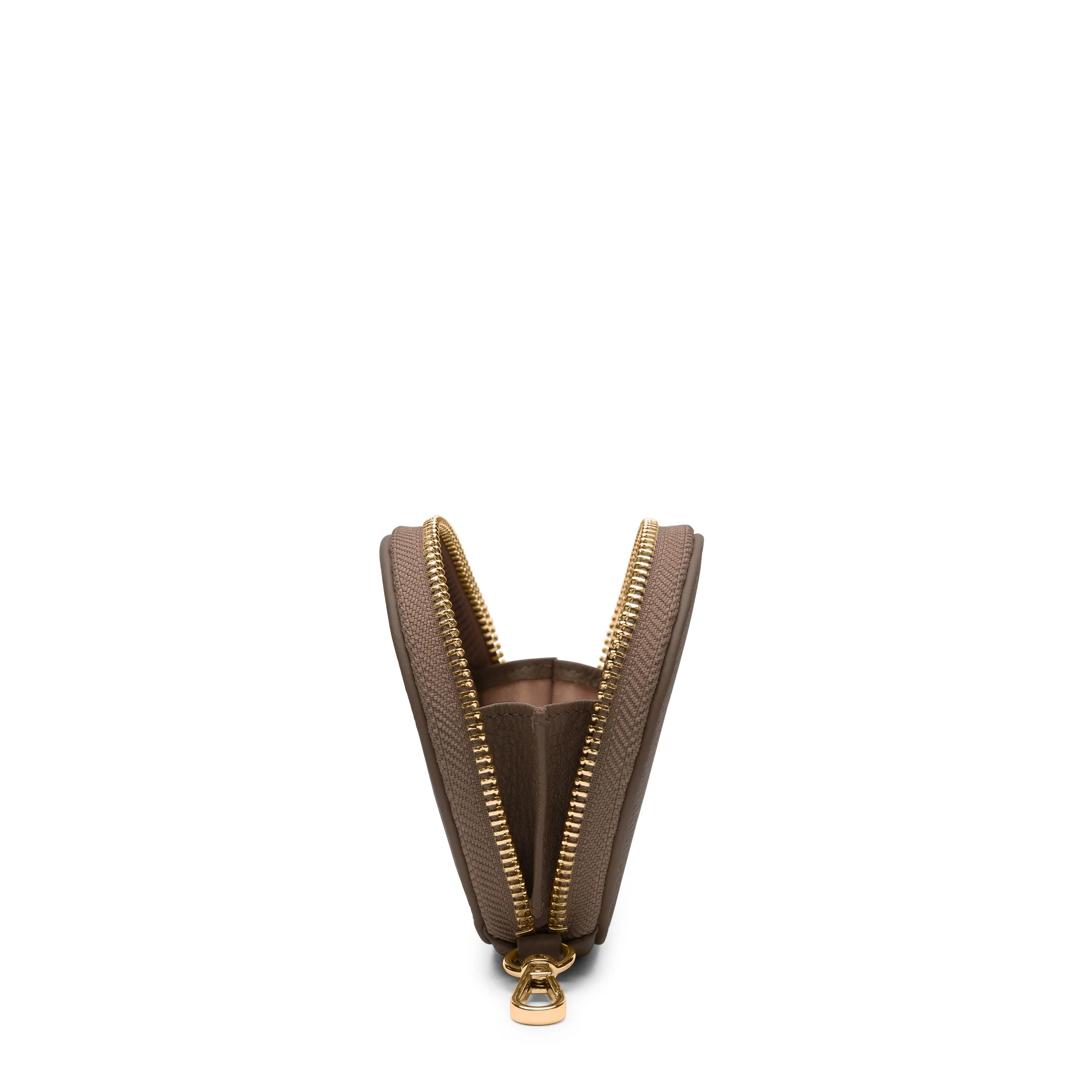 Portable Wristlet Round Pouch Cocoa - Image 4