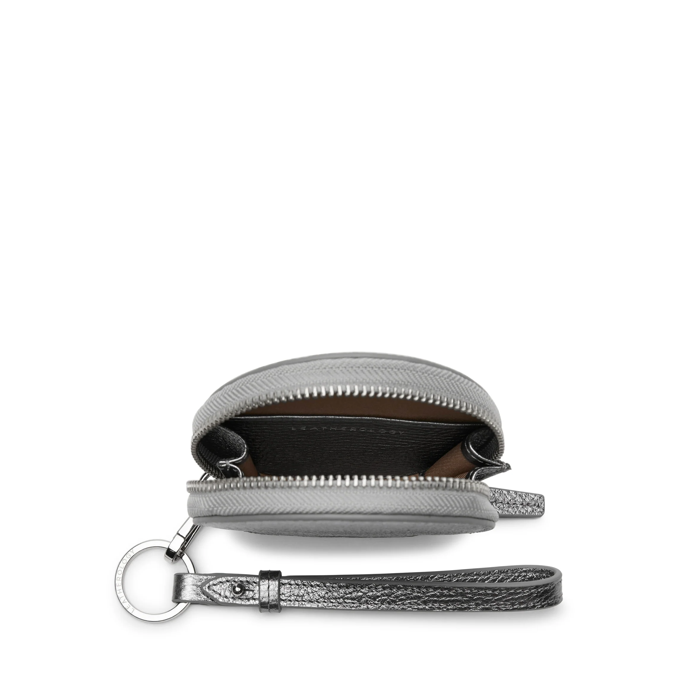 Portable Wristlet Round Pouch Frost - Image 3