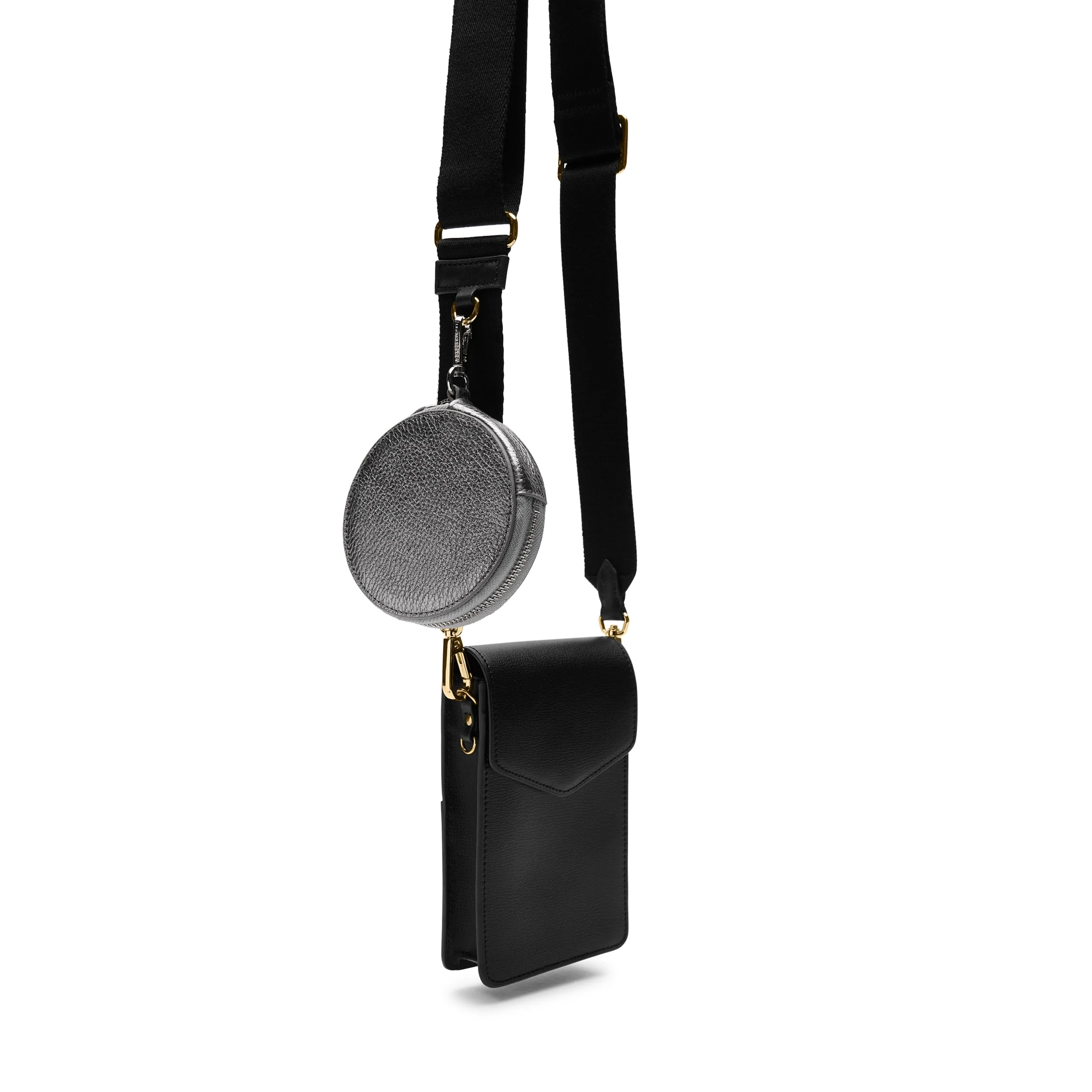 Portable Wristlet Round Pouch Frost - Image 5