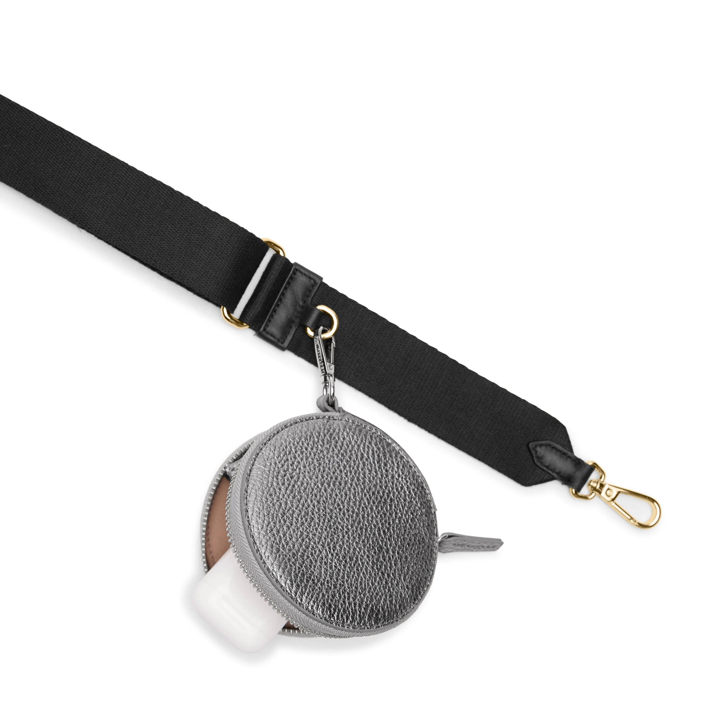 Portable Wristlet Round Pouch Frost - Image 6