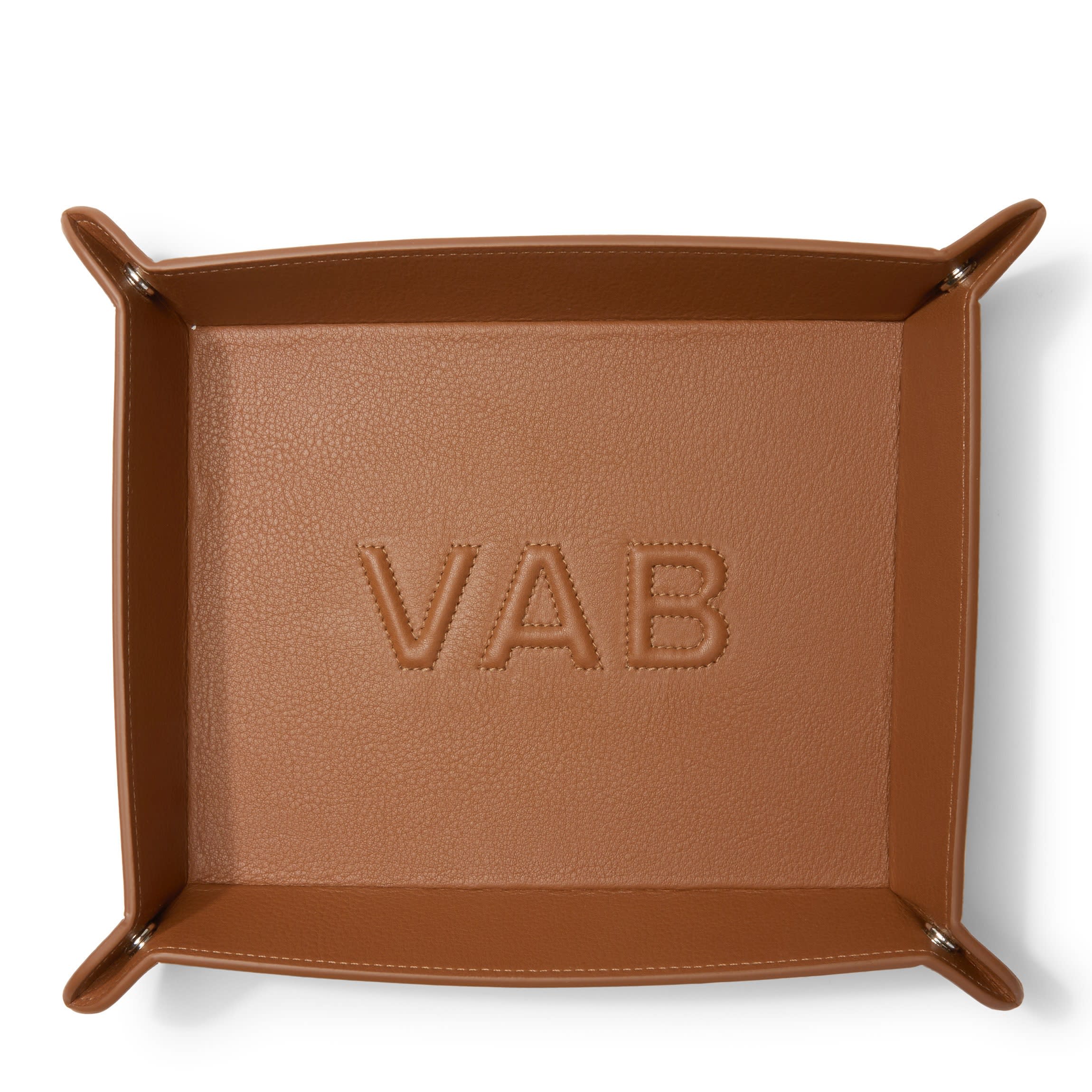Rectangle Valet Tray Cognac