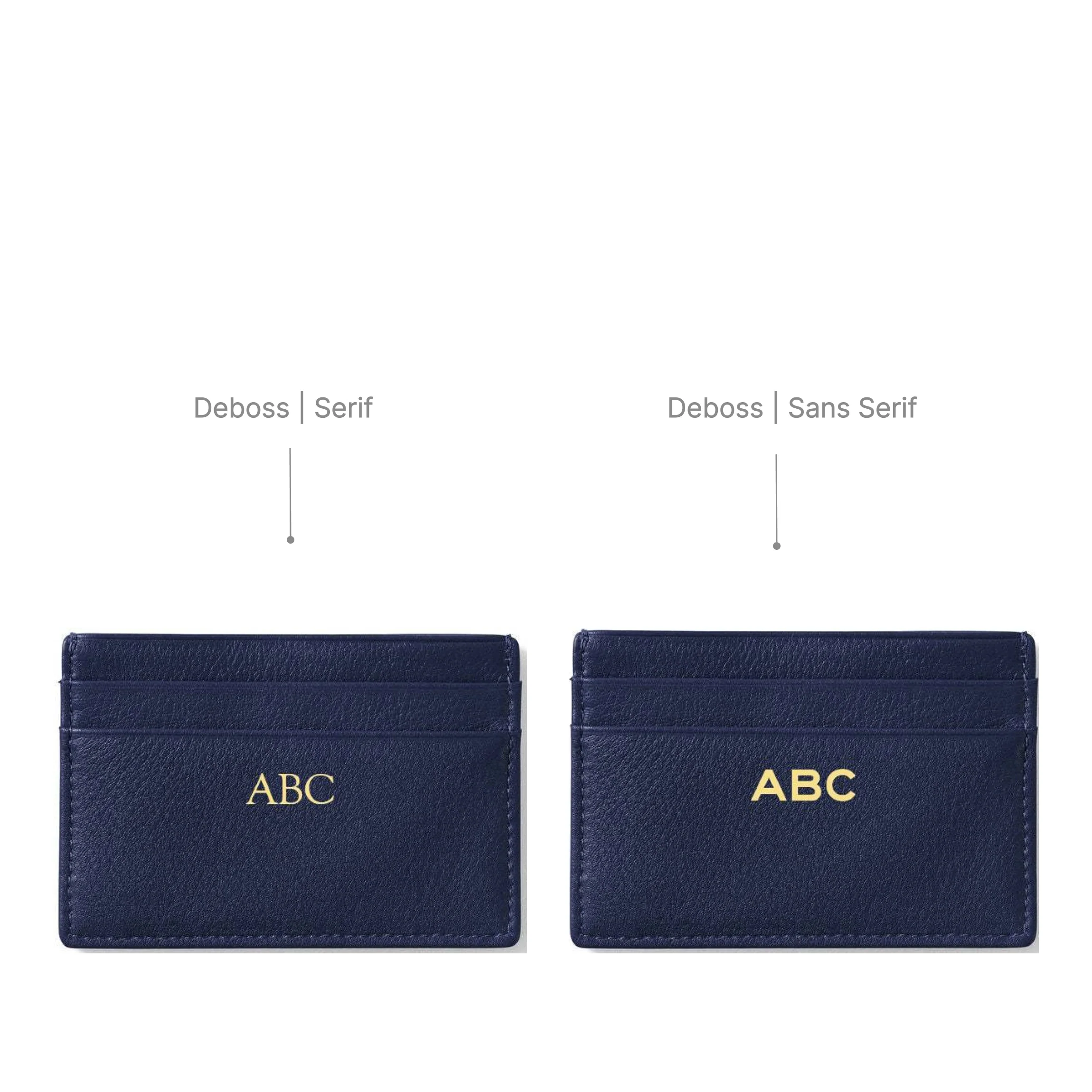 Slim Card Case Navy Blue - Image 4