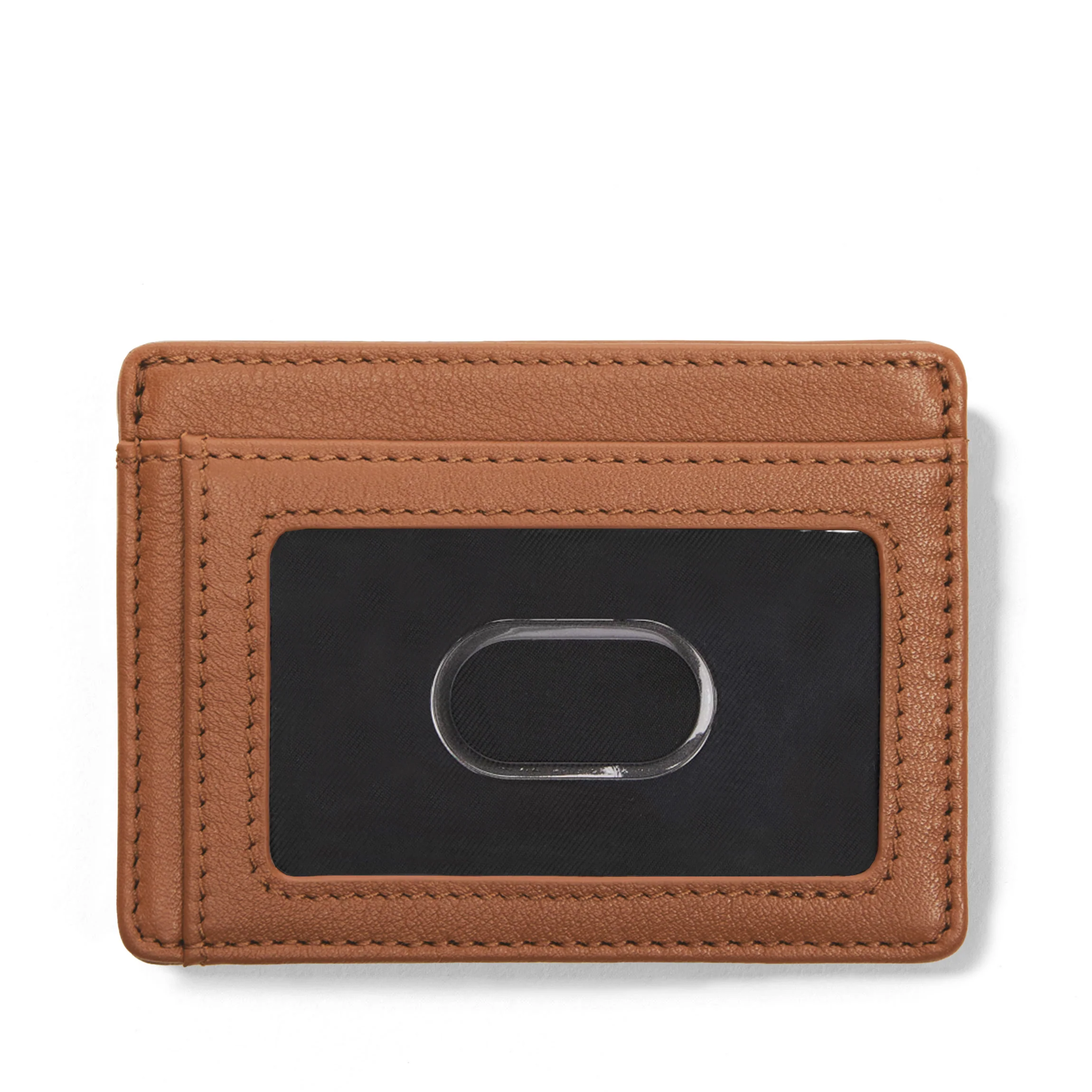 Slim ID Card Case Cognac
