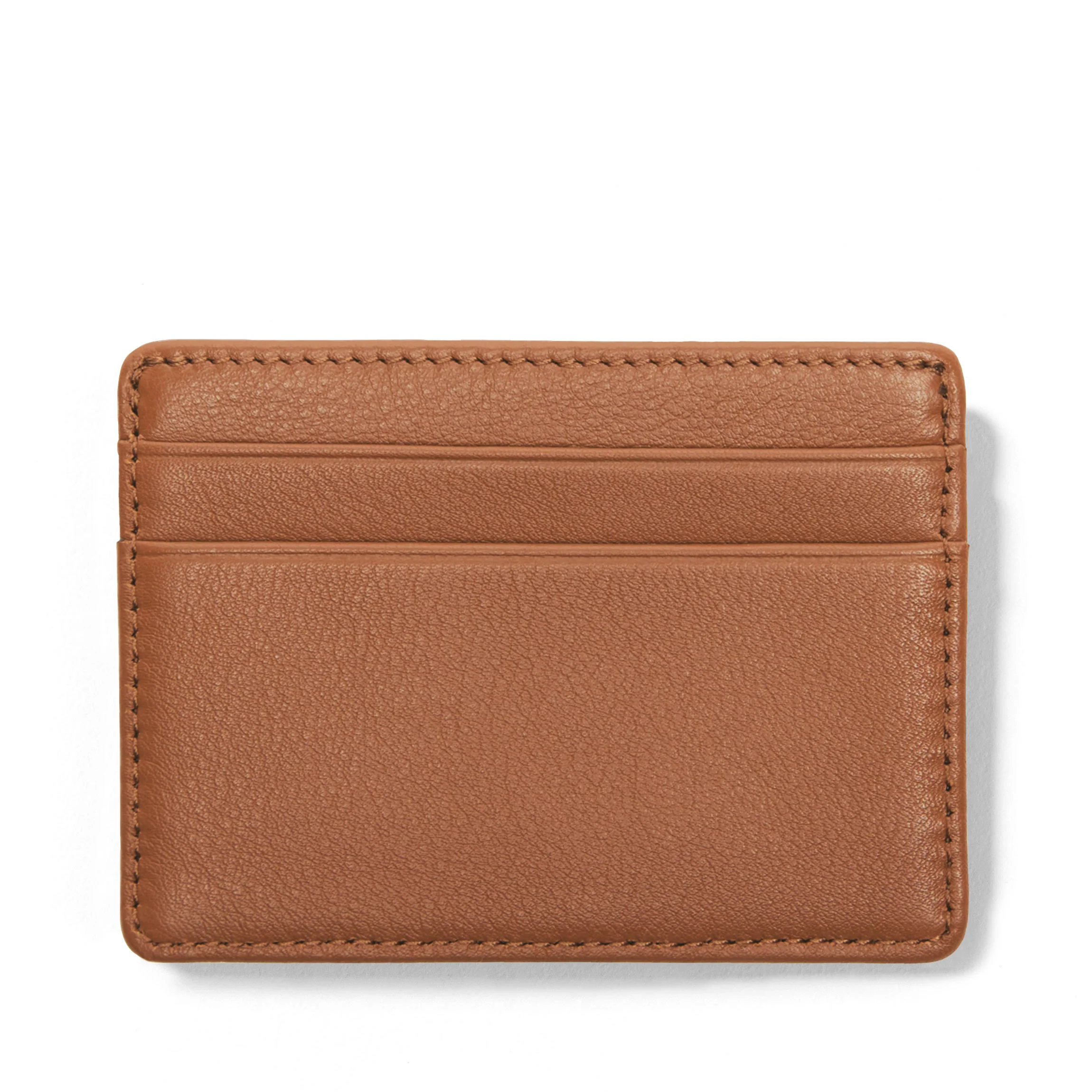 Slim ID Card Case Cognac - Image 3