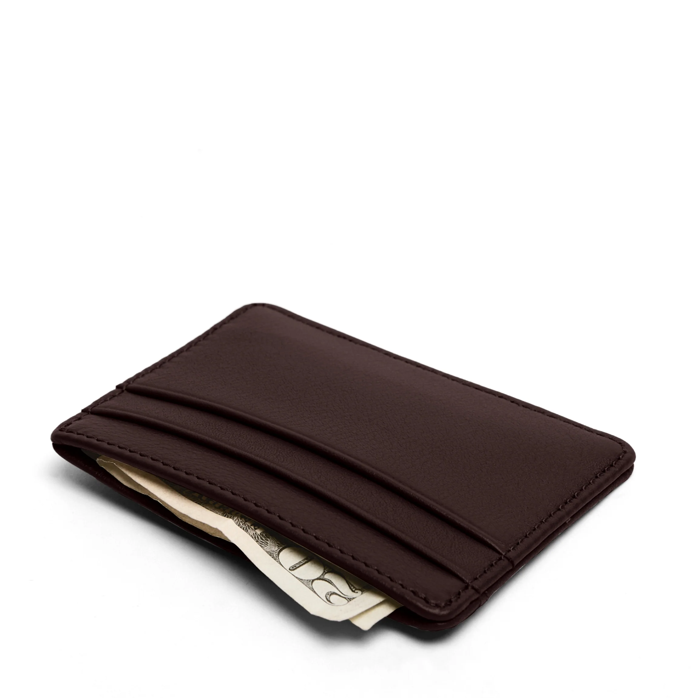 Slim ID Card Case RFID Brown - Image 2