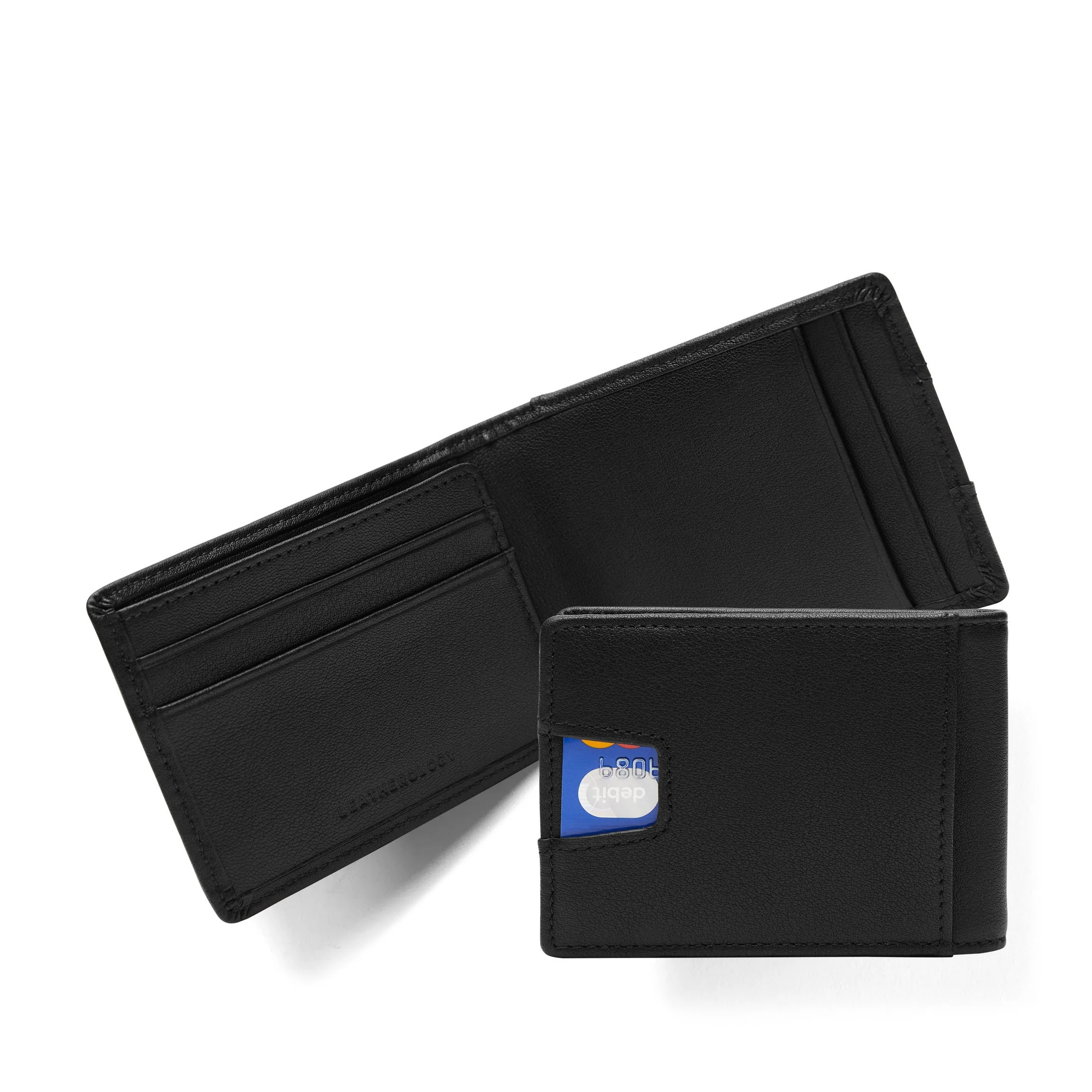 Slim Utility Card Wallet Black Onyx