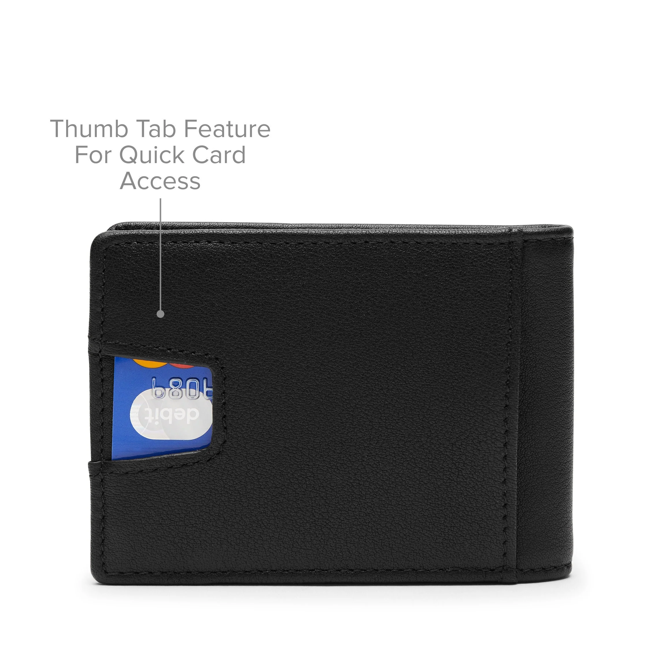 Slim Utility Card Wallet Black Onyx - Image 6