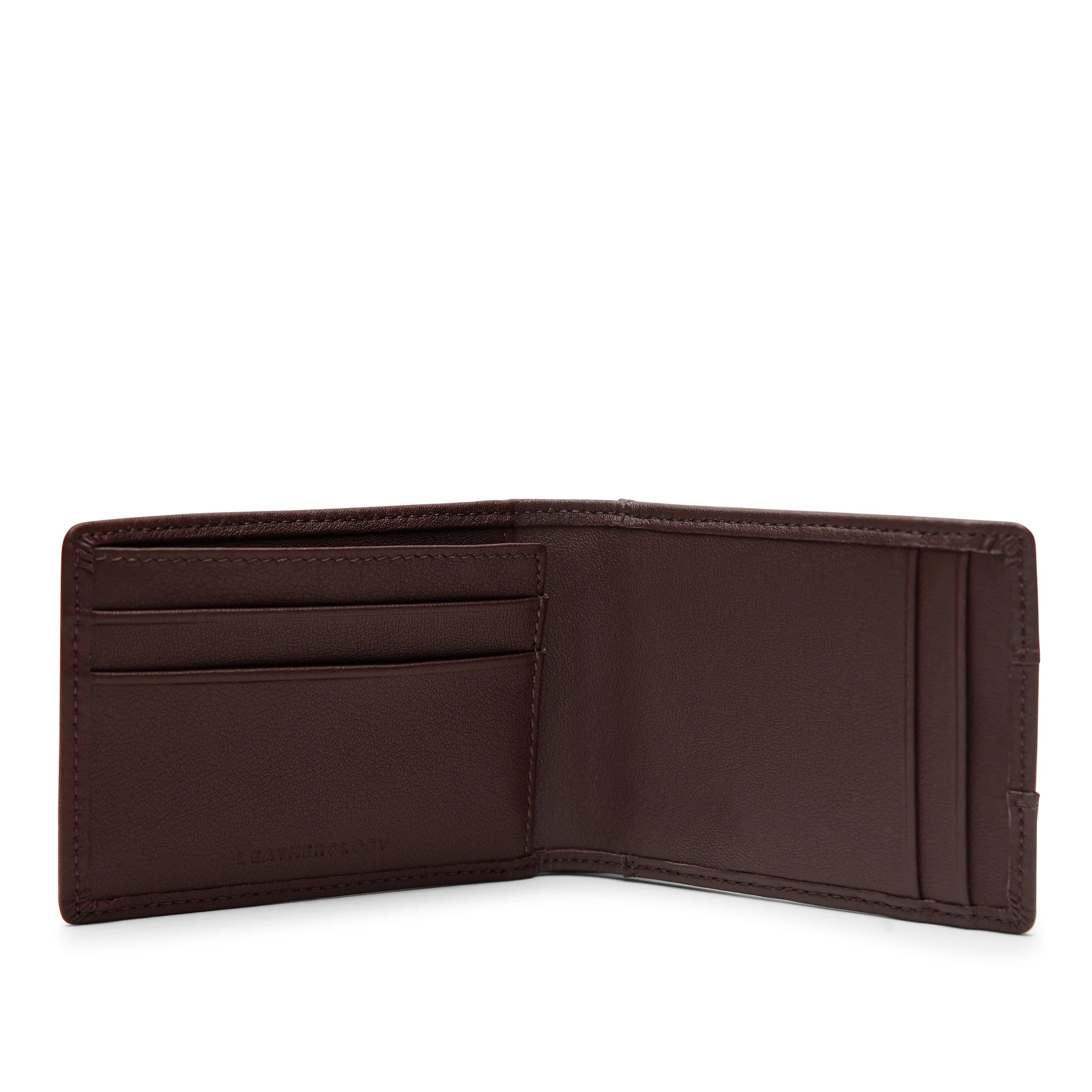 Slim Utility Card Wallet RFID Brown - Image 5