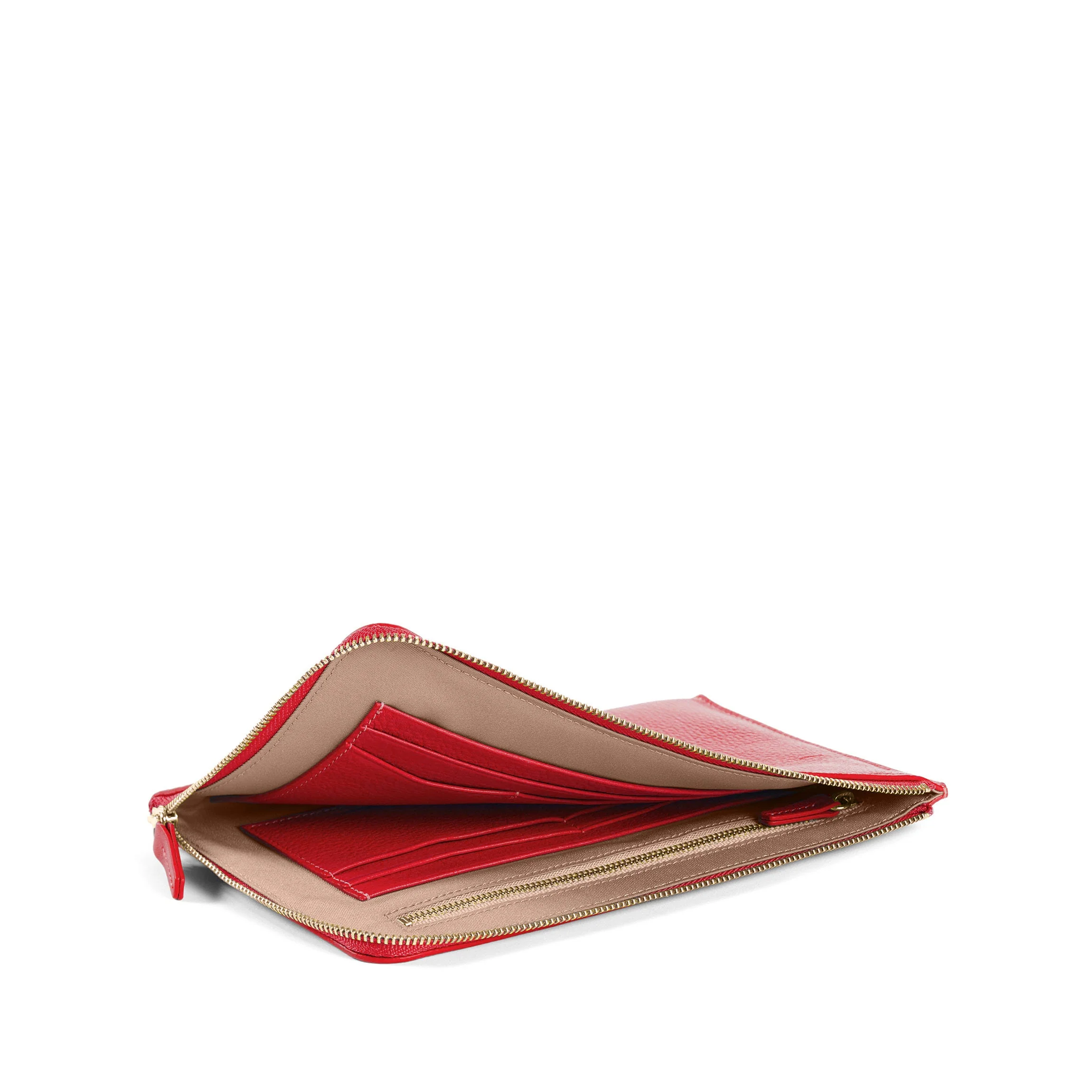 Slim Zip Travel Wallet Buoy Red - Image 3