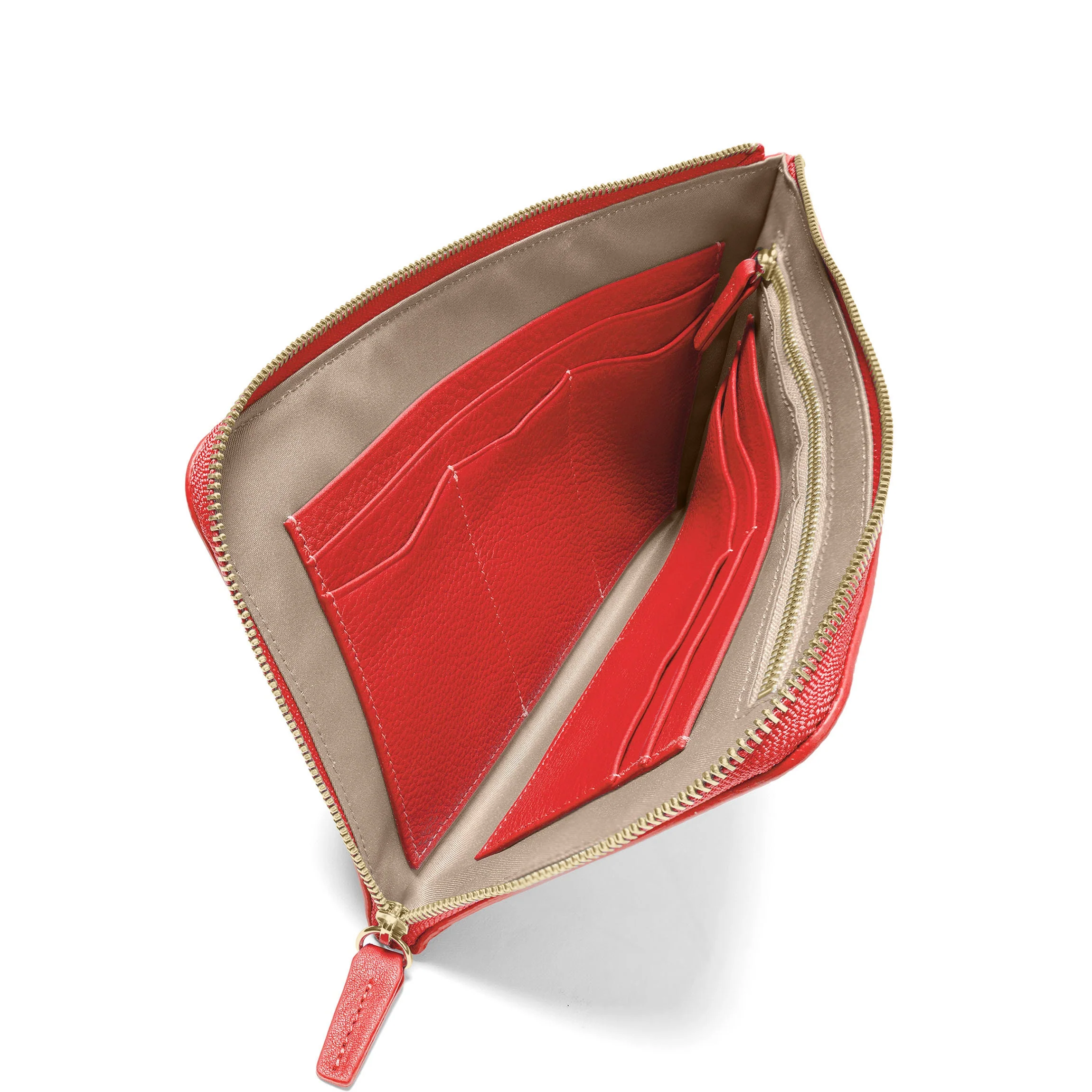 Slim Zip Travel Wallet Buoy Red - Image 4