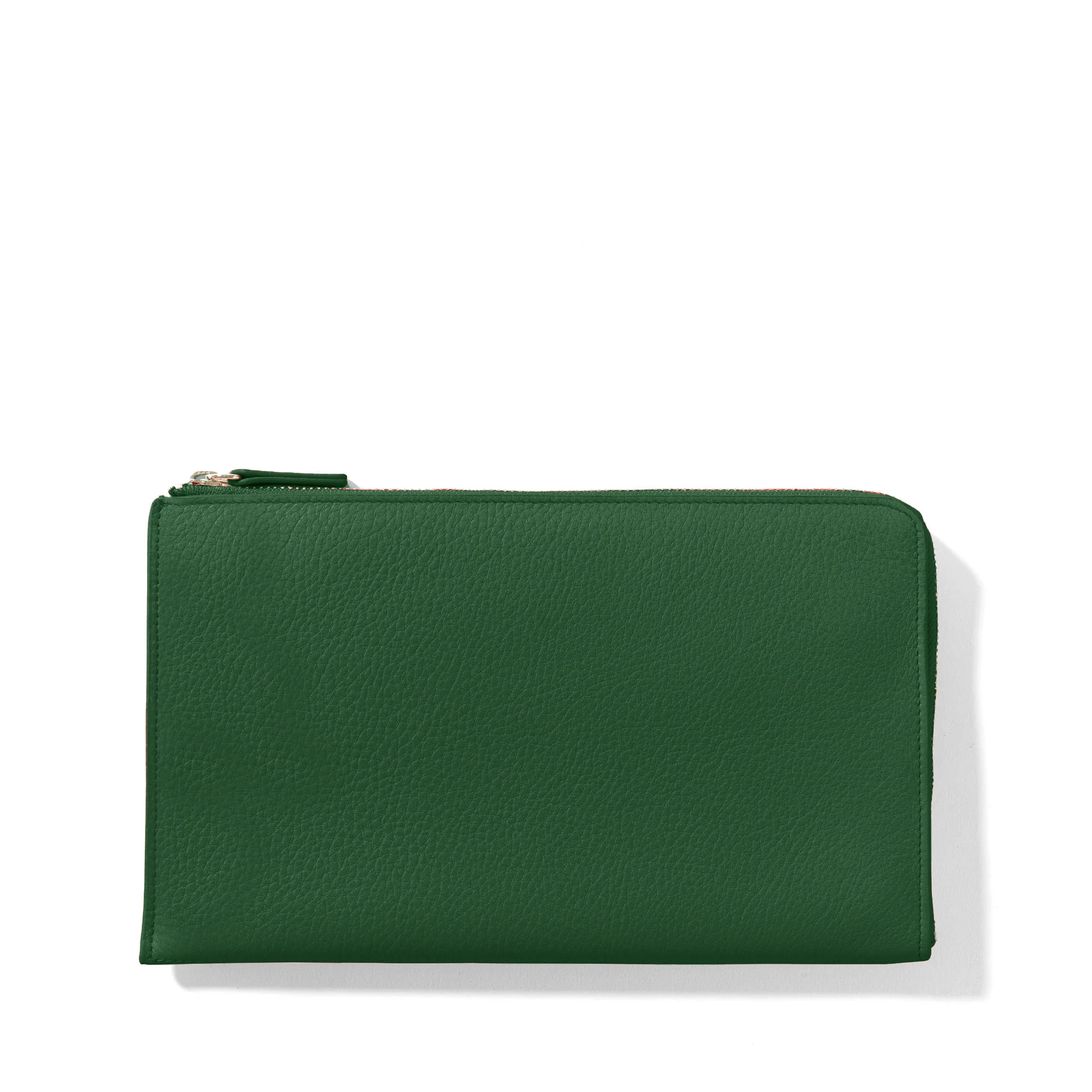 Slim Zip Travel Wallet Fairway Green