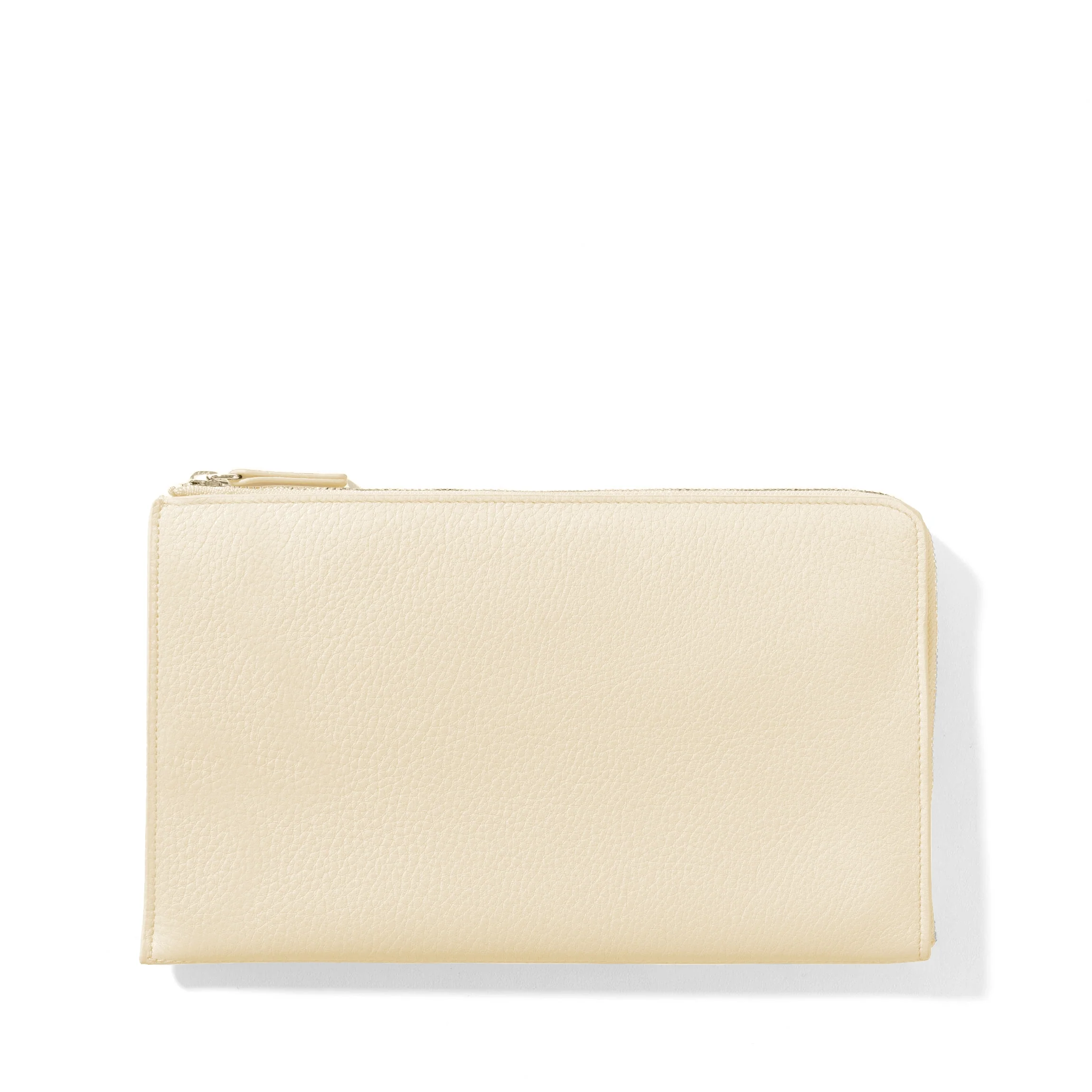 Slim Zip Travel Wallet Sand