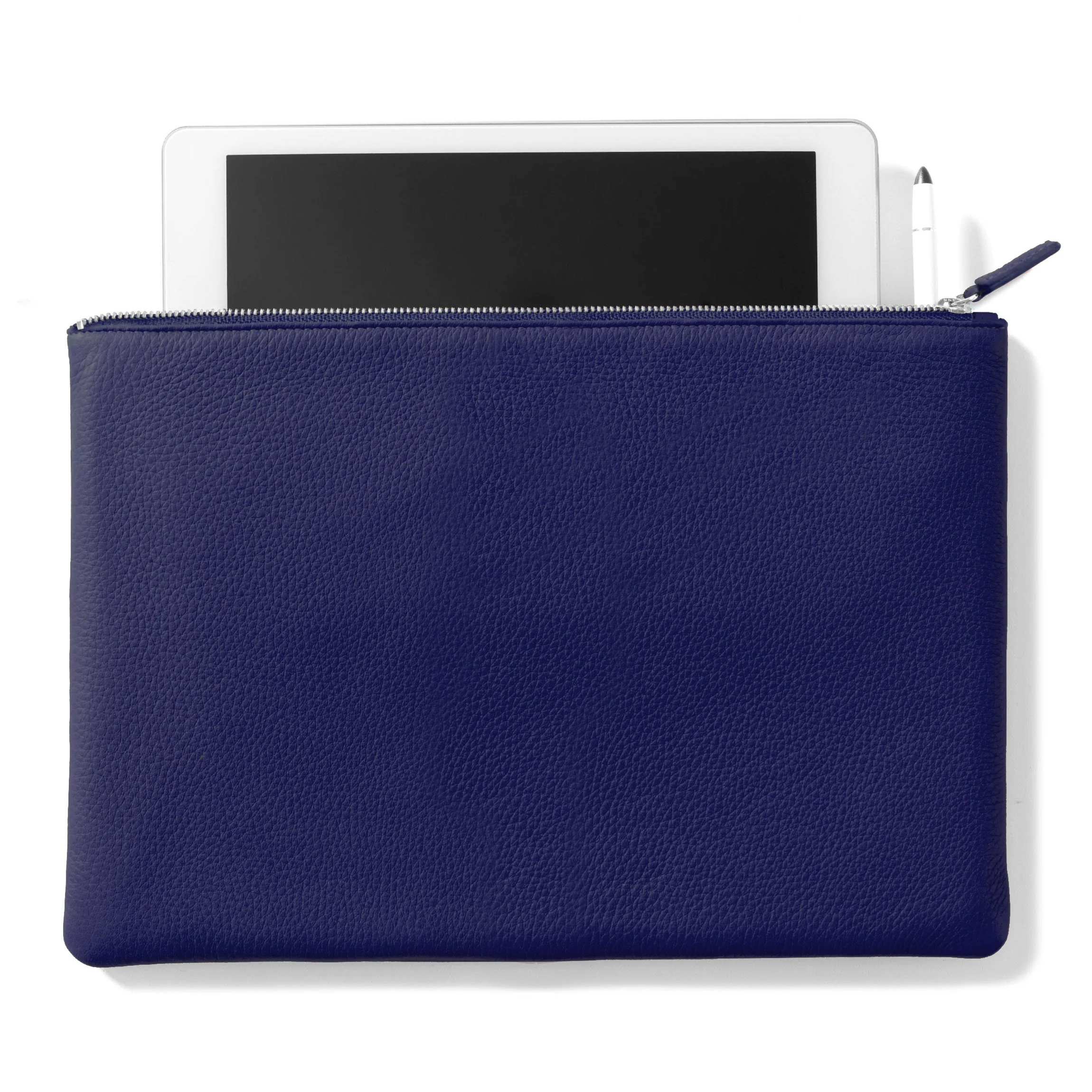 Slim Zippered iPad Case Regatta Blue