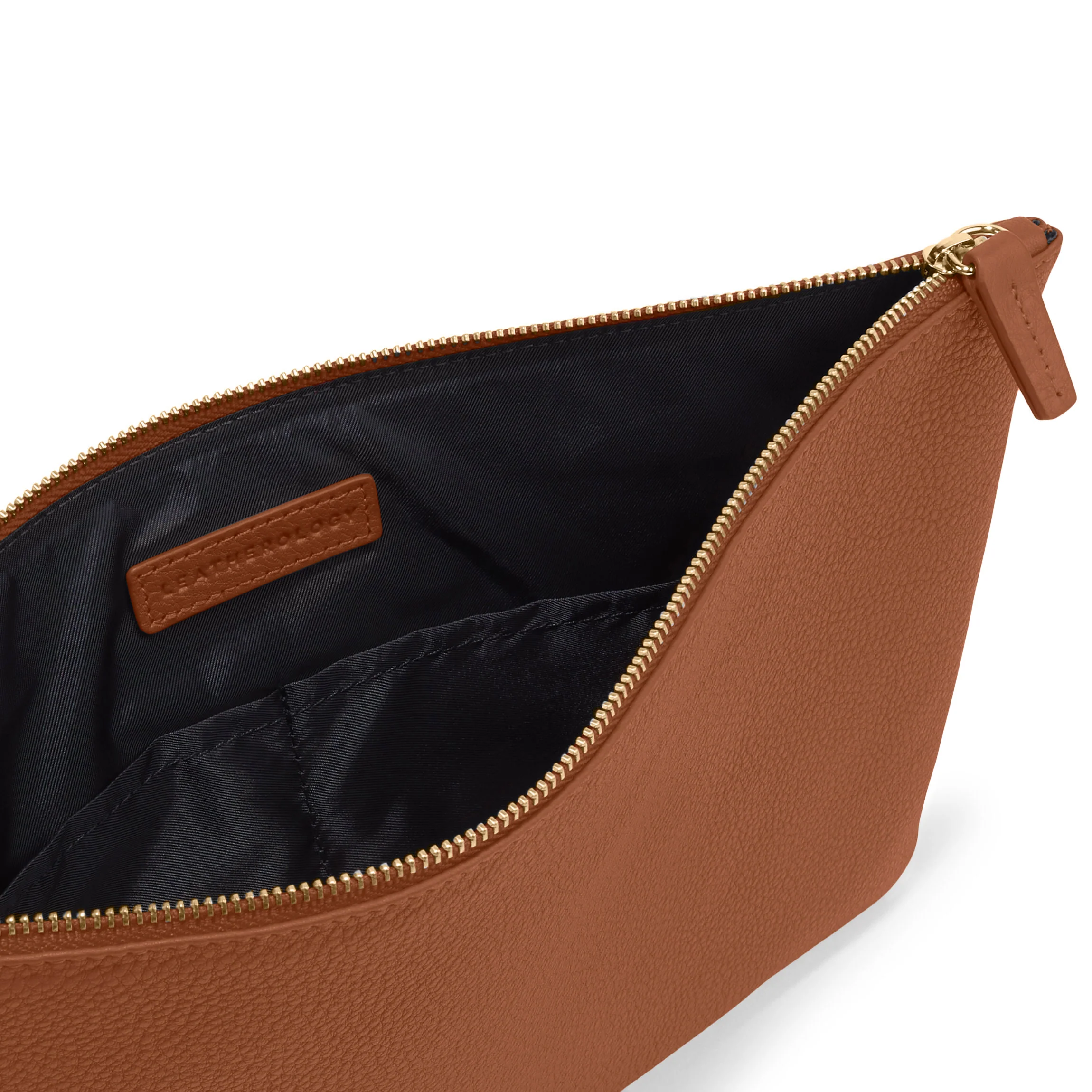 Slim Zippered iPad Case Saddle Brown - Image 4