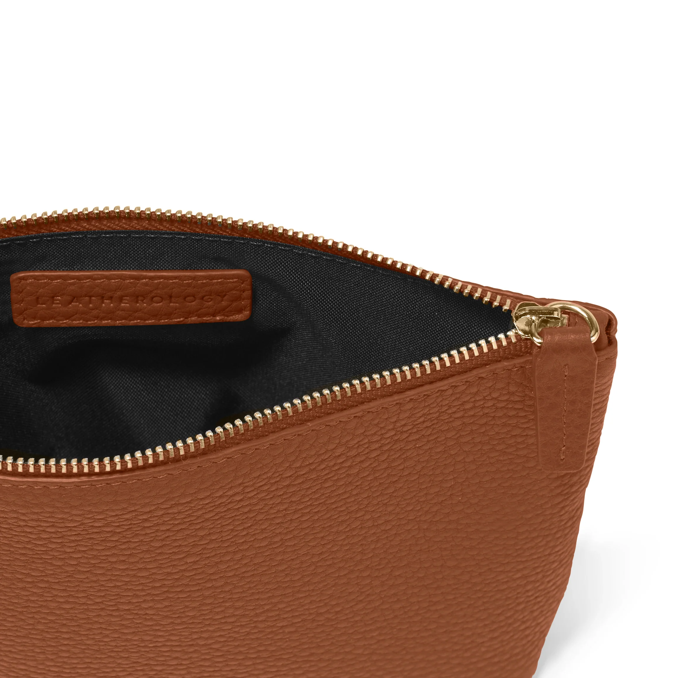 Small Accessories Pouch Saddle Brown - Image 3