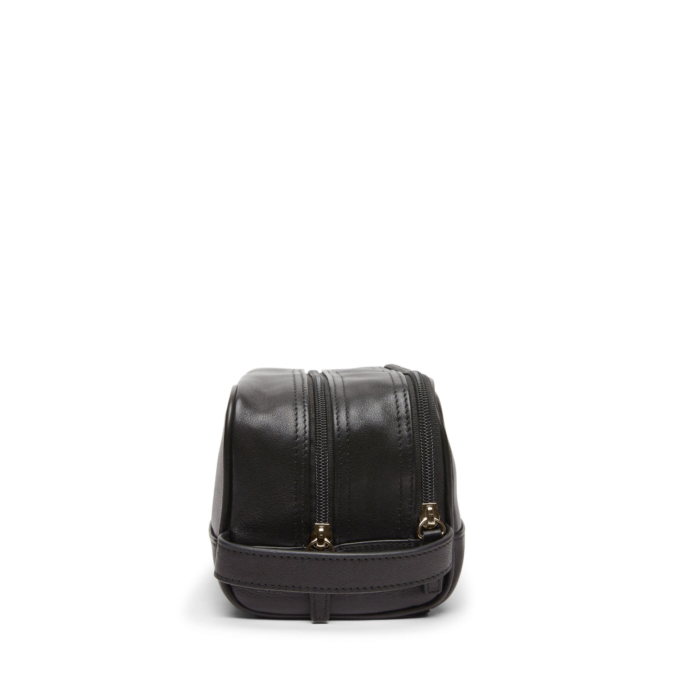 Small Double Zip Toiletry Bag Black Onyx - Image 6