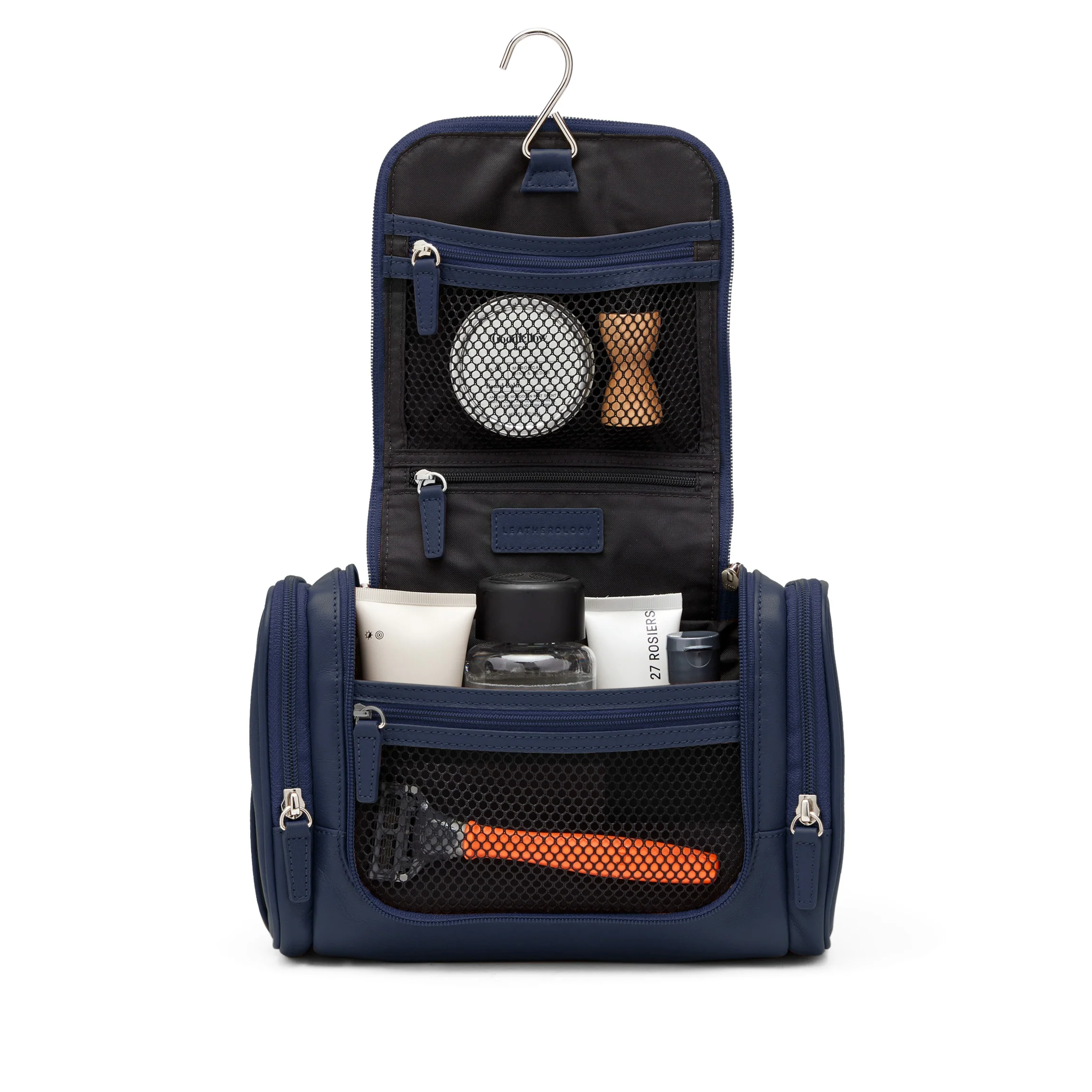 Small Hanging Toiletry Kit Navy Blue - Image 2