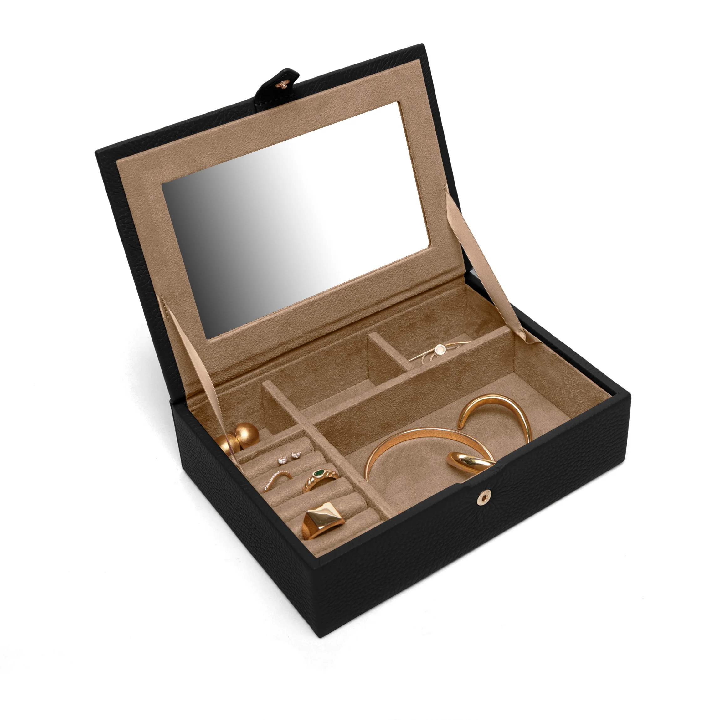 Small Jewelry Box Black Pebble