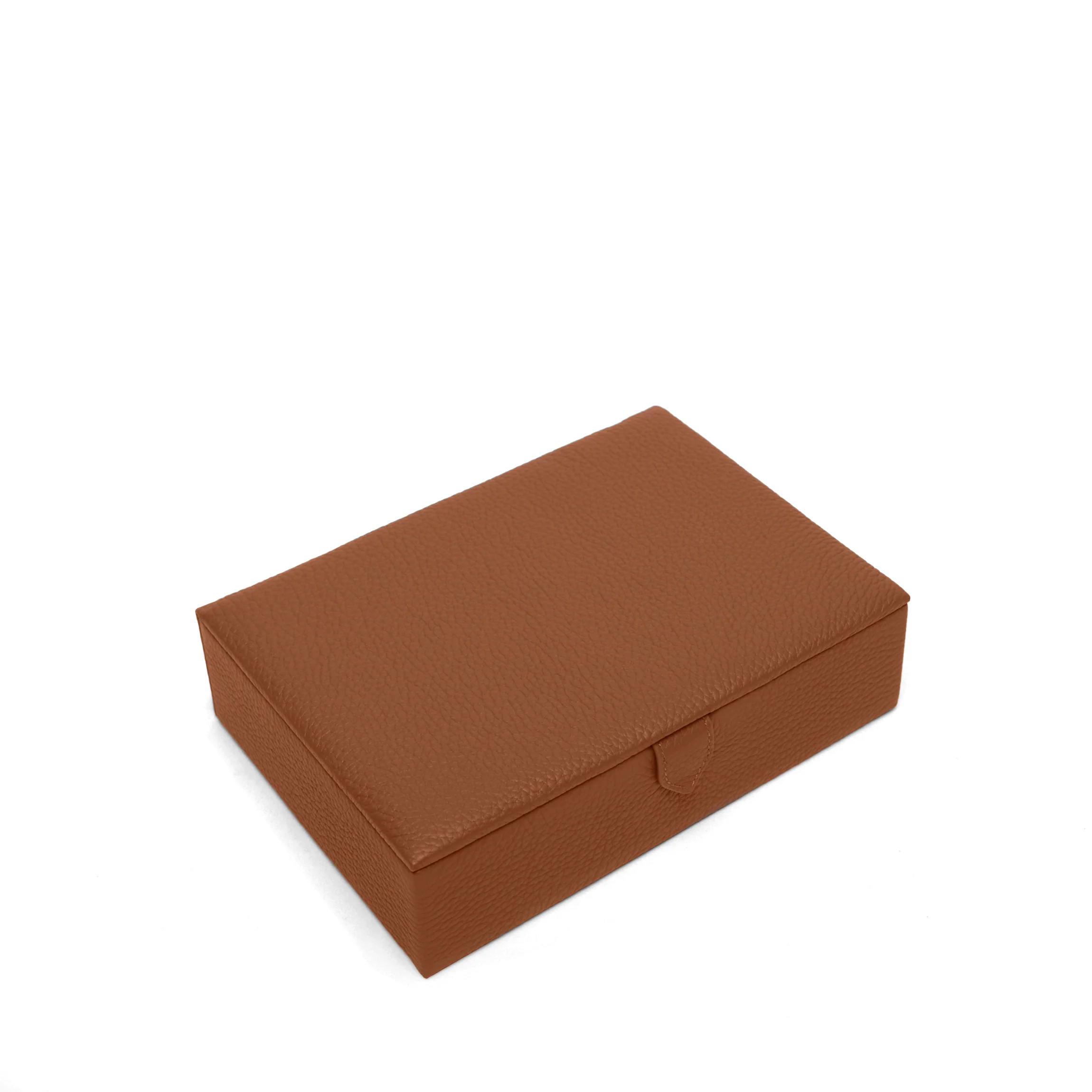 Small Jewelry Box Saddle Brown - Image 2