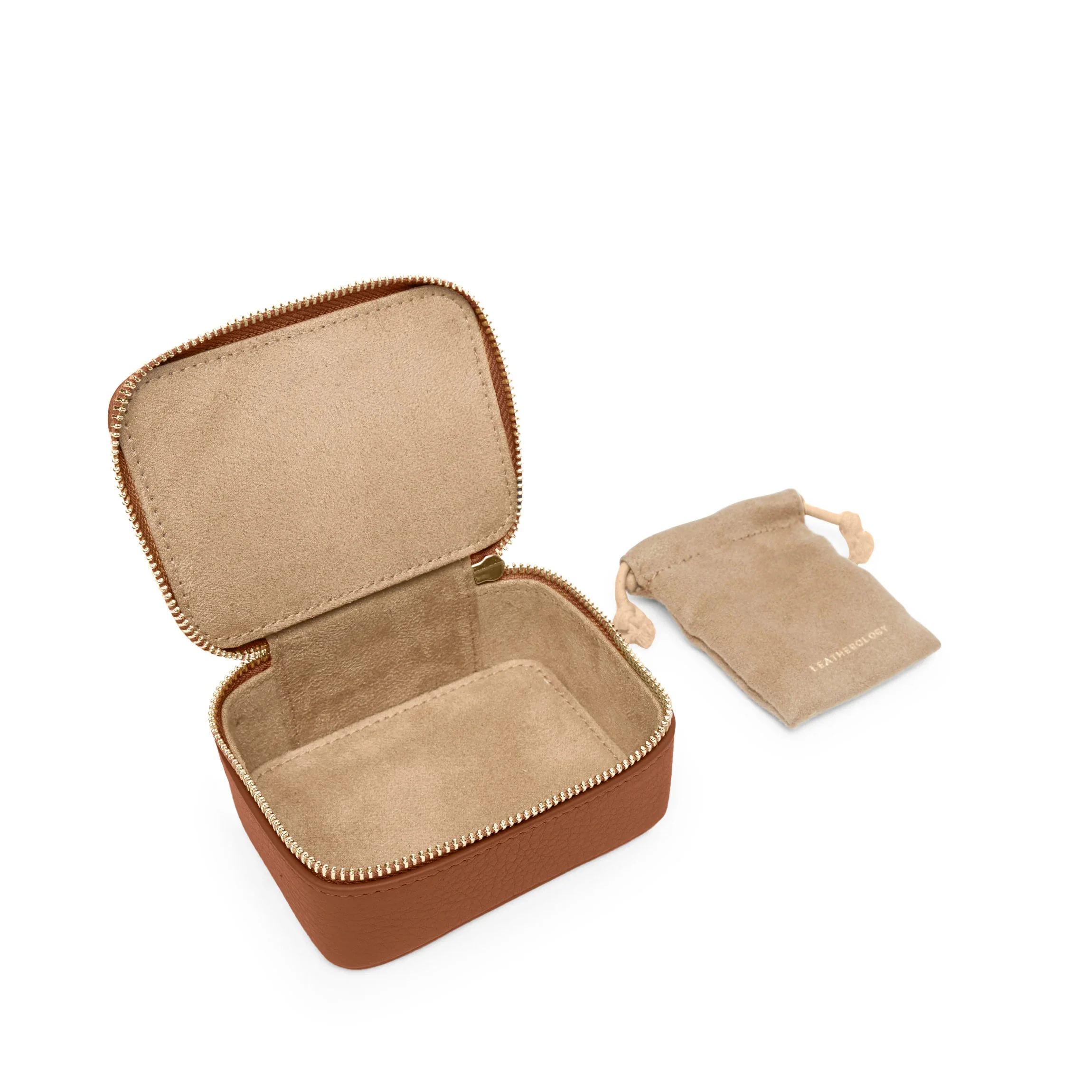 Small Jewelry Organizer Saddle Brown - Image 2