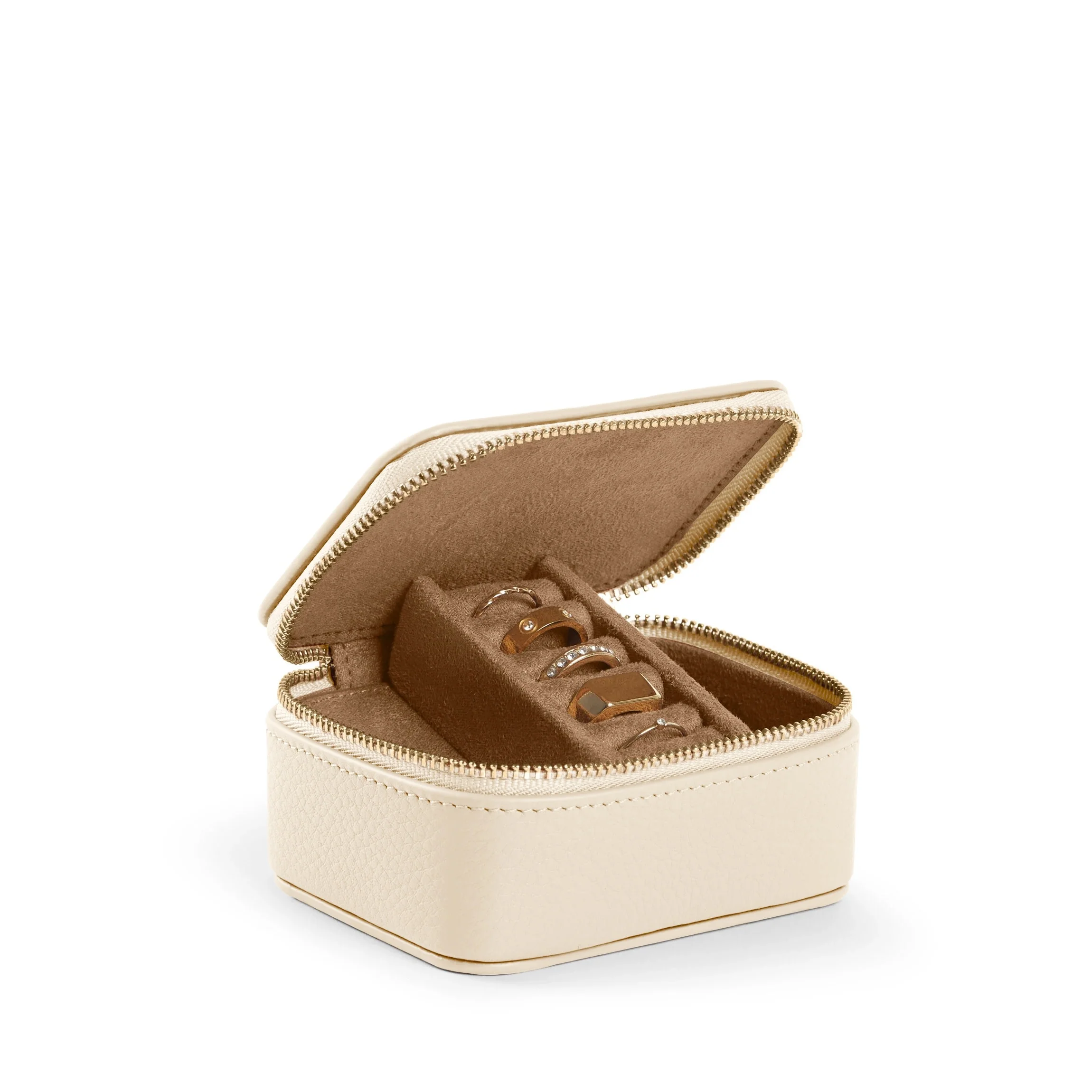 Small Jewelry Ring Box Sand