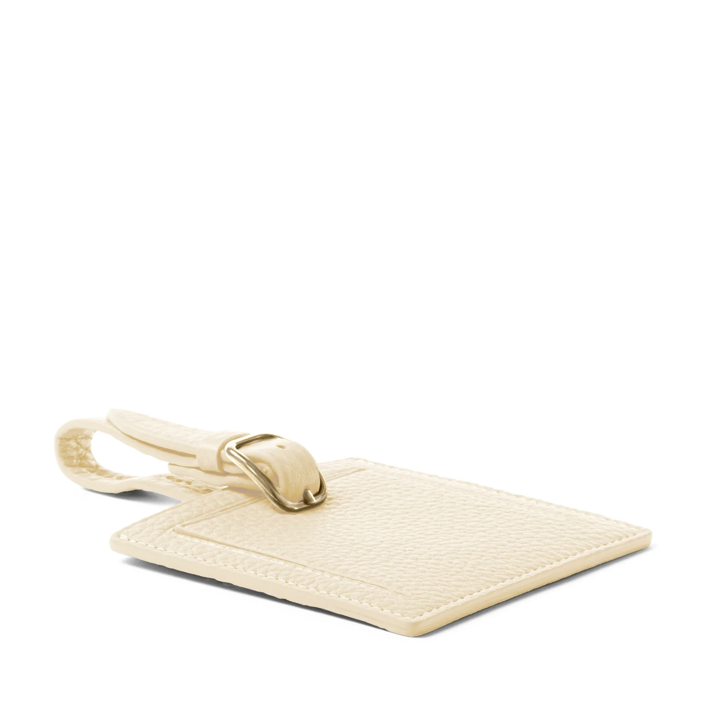 Small Square Luggage Tag Sand - Image 3