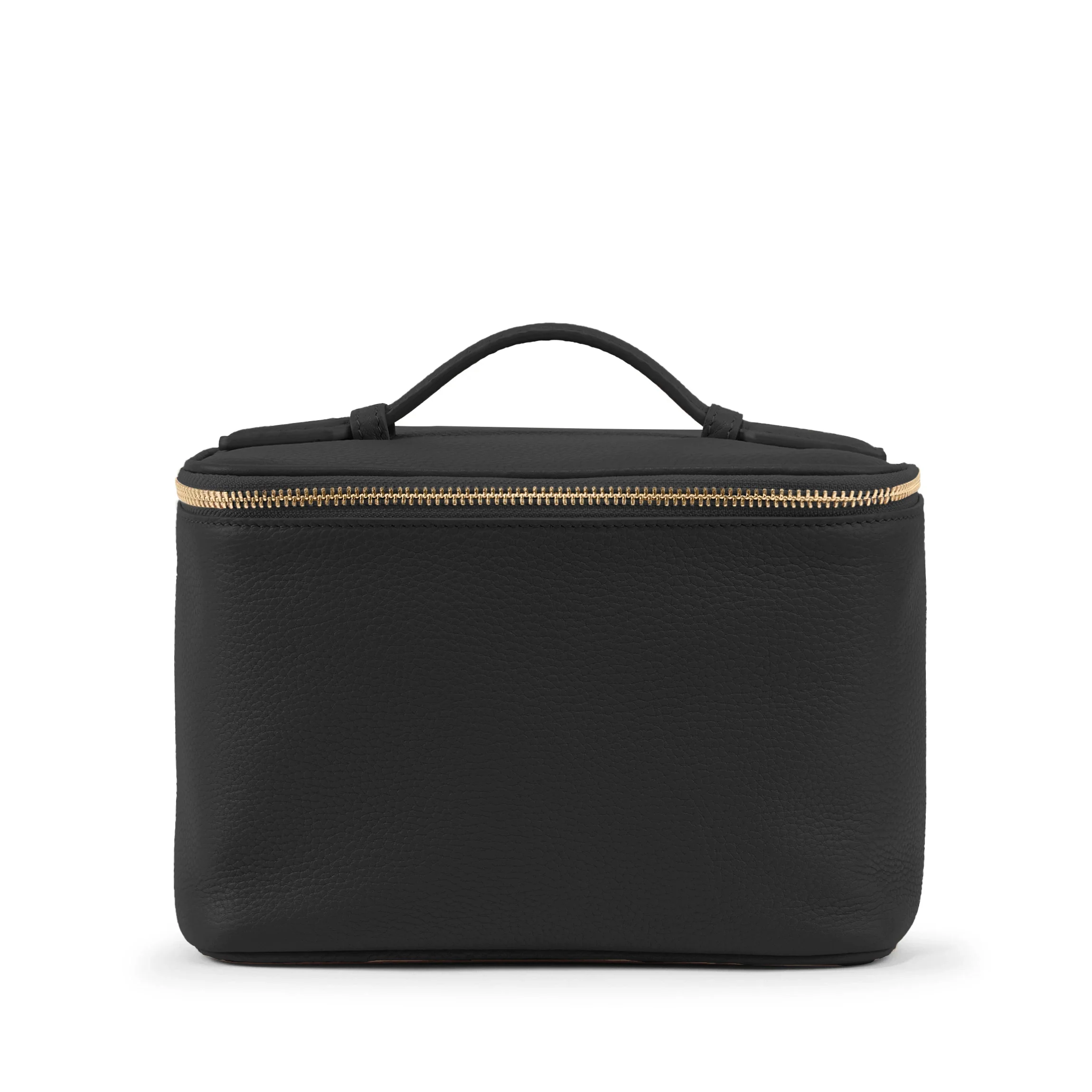 Small Train Case Black Pebble