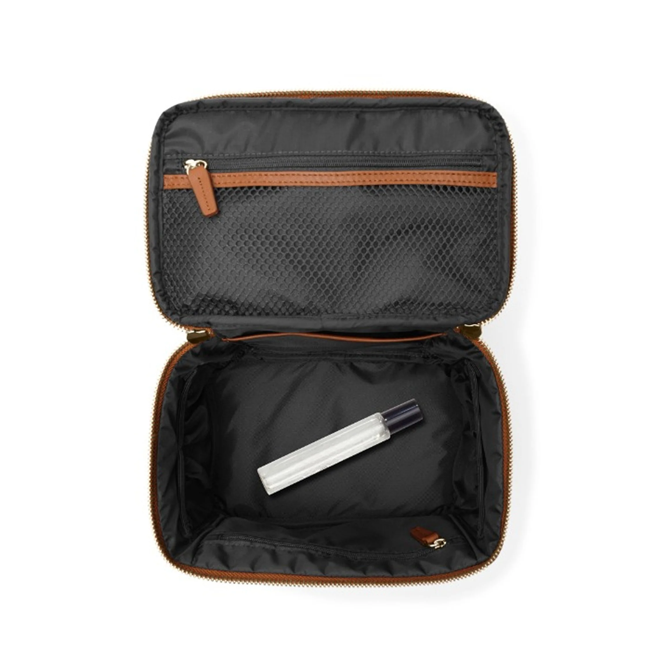 Small Train Case Cognac - Image 4