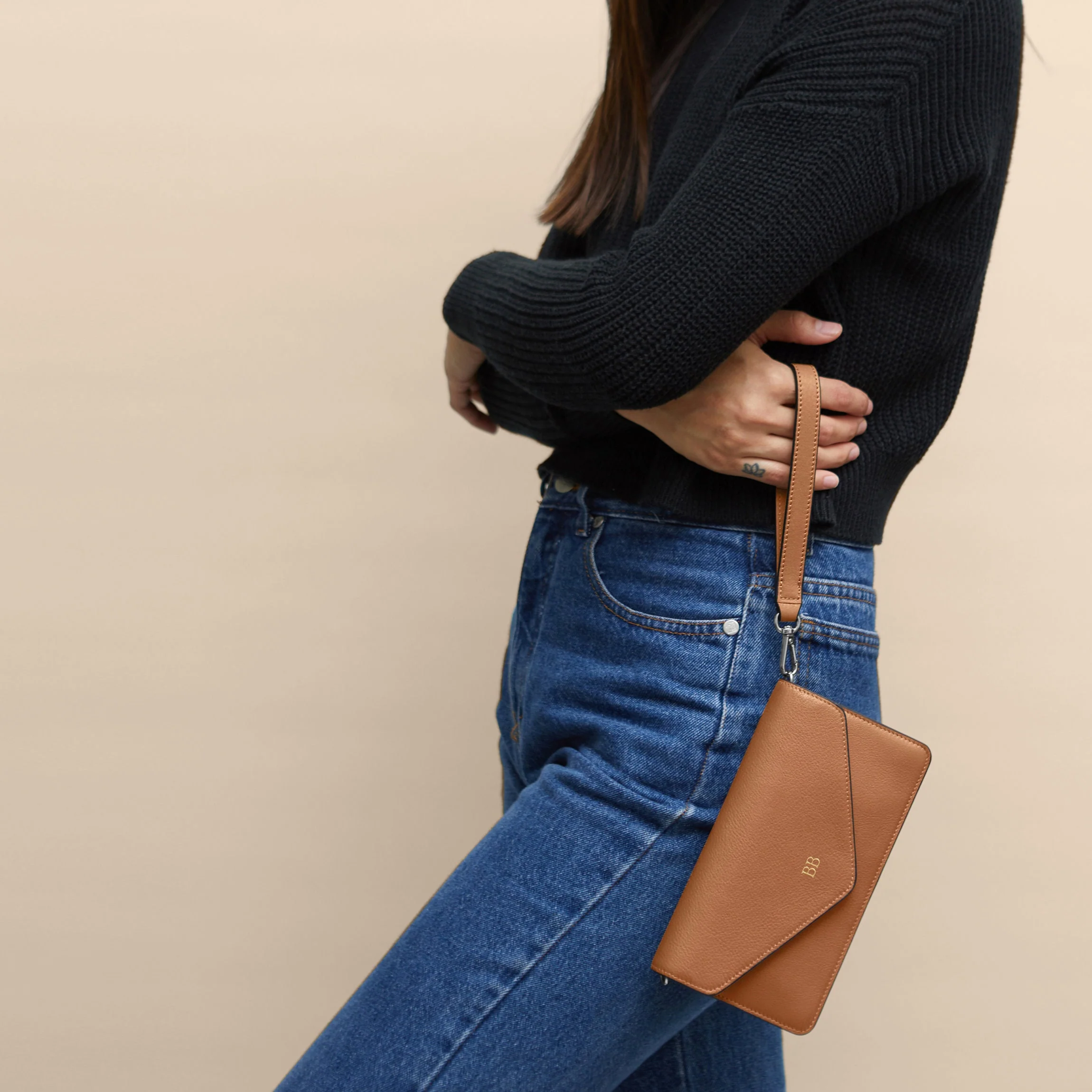 Small Willow Envelope Cognac - Image 2
