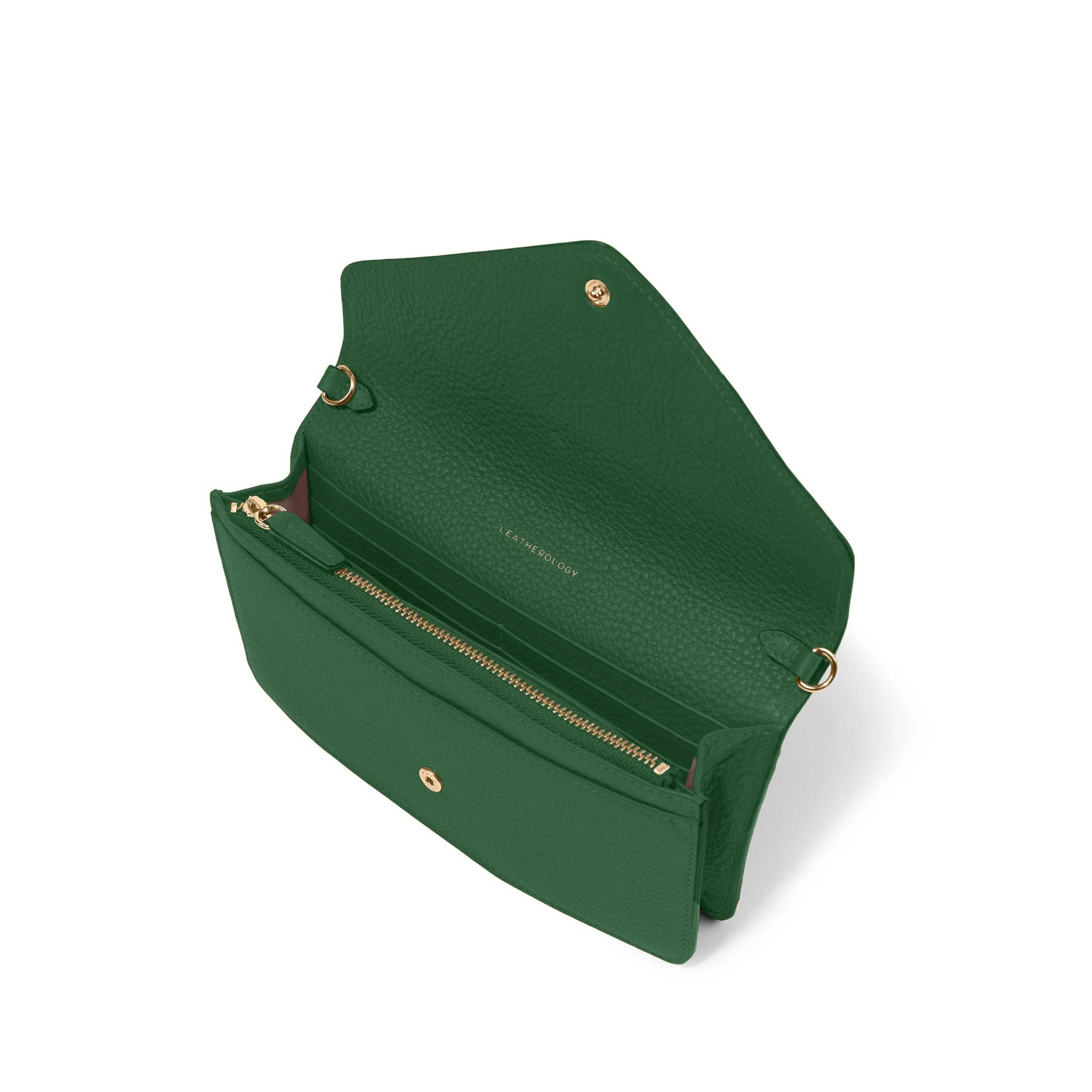 Small Willow Envelope Crossbody Fairway Green - Image 3