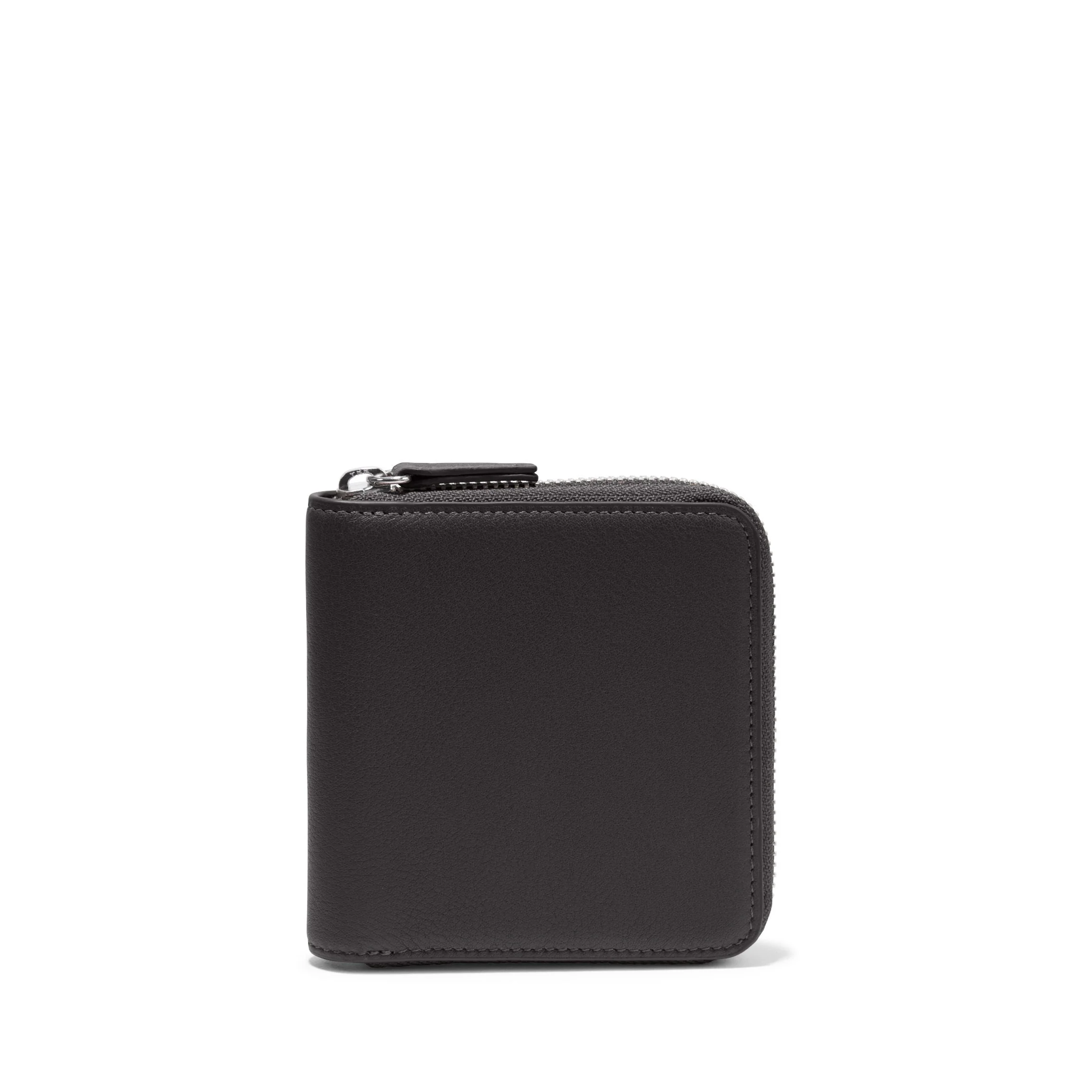 Small Zippered Wallet Black Onyx