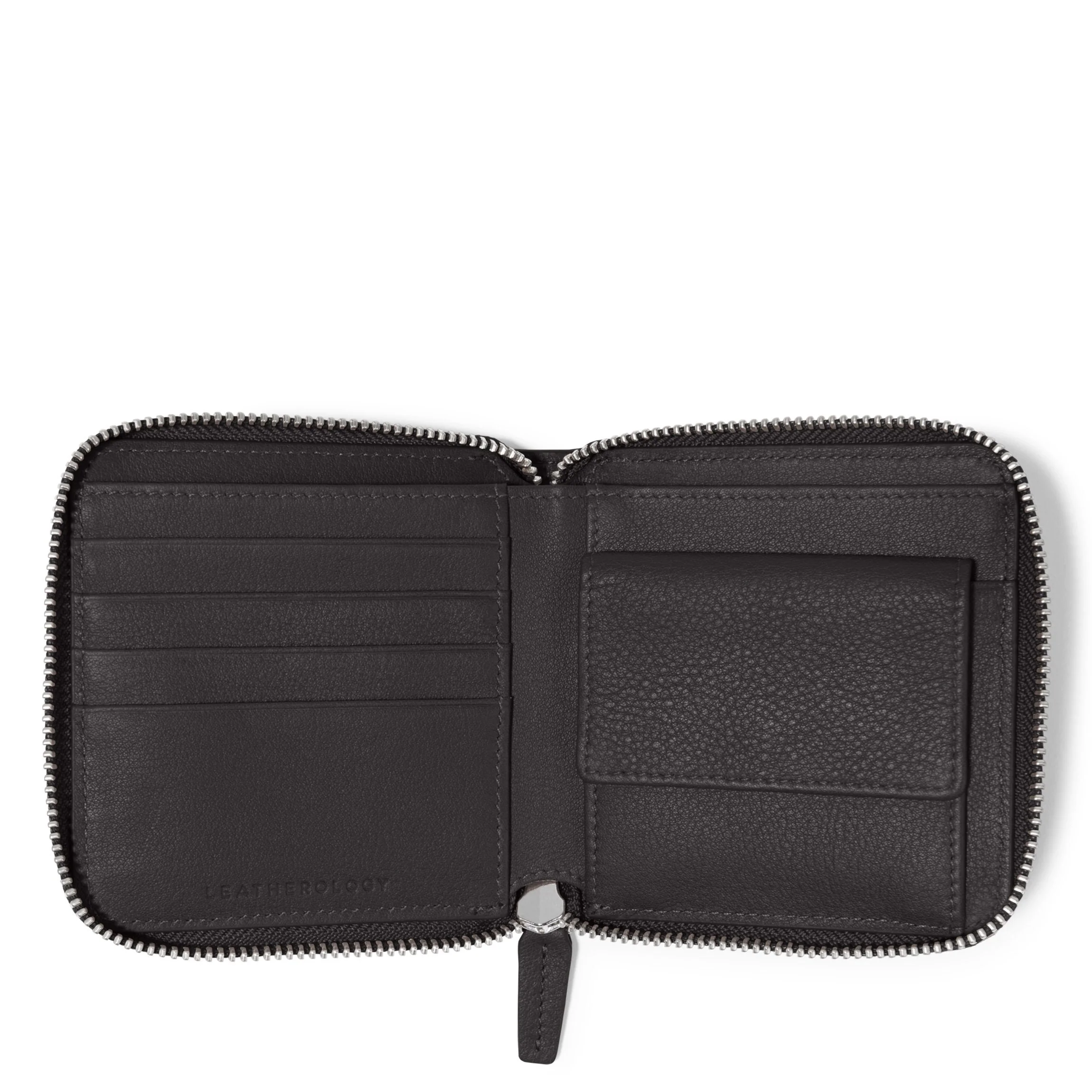 Small Zippered Wallet Black Onyx - Image 6