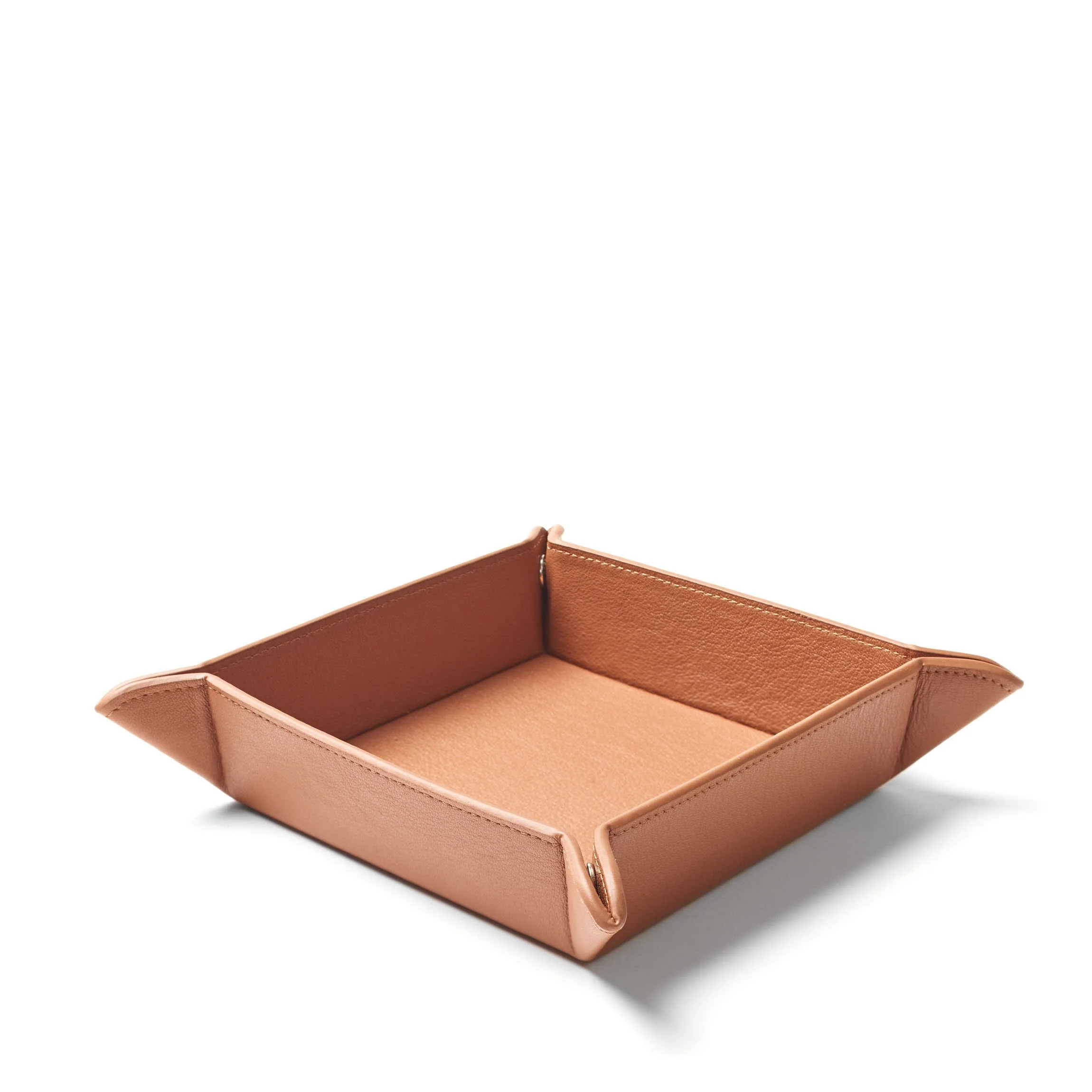 Square Valet Tray Cognac - Image 2