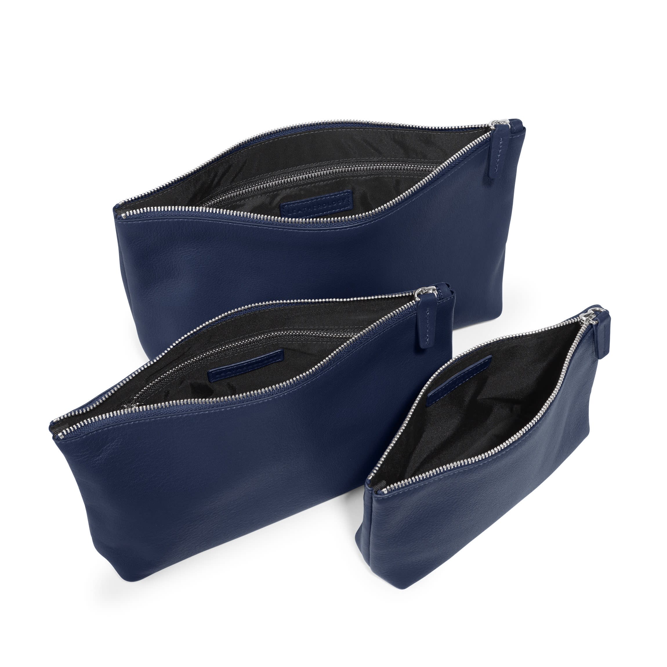 Standing Pouch Trio Navy Blue - Image 2