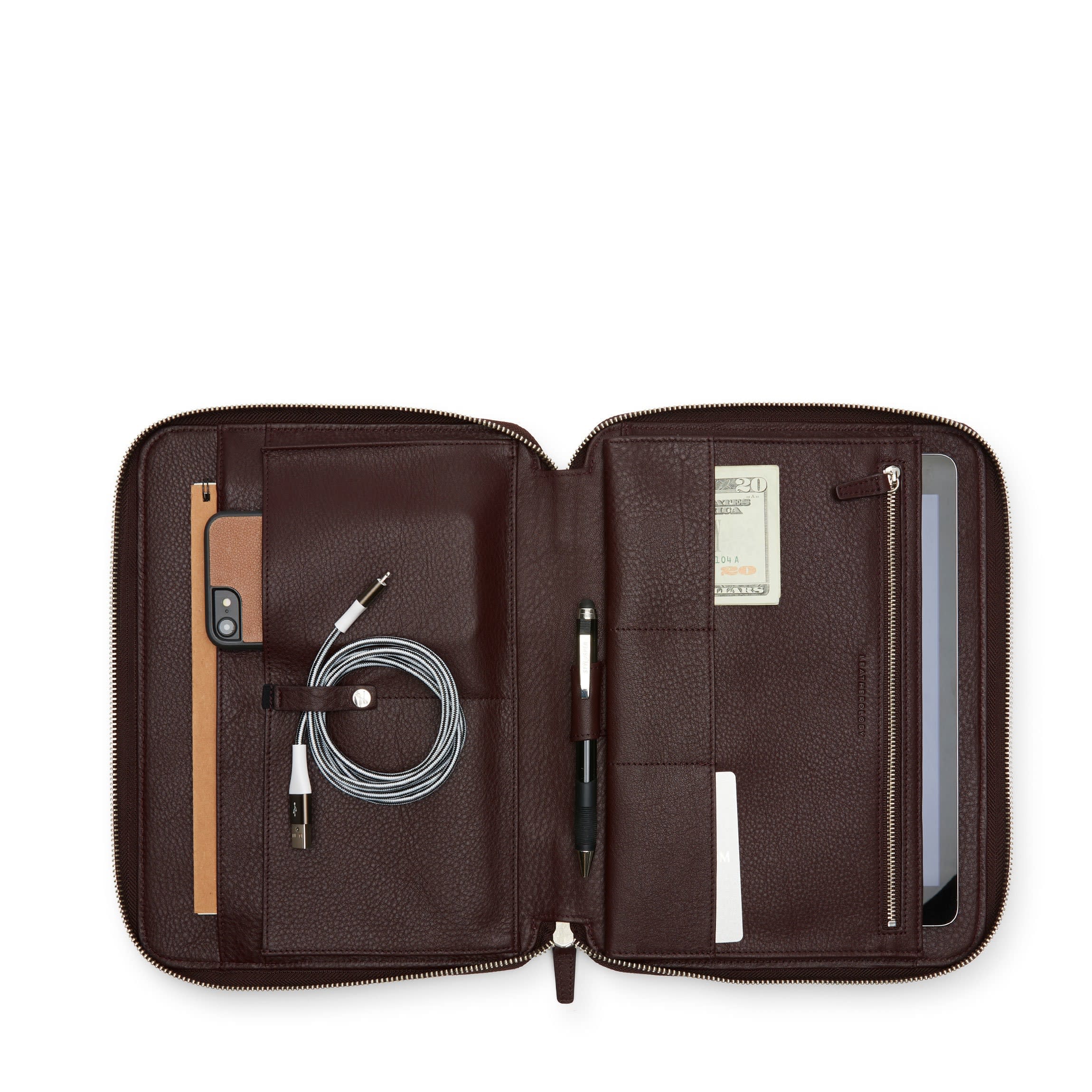 Tech Folio Brown