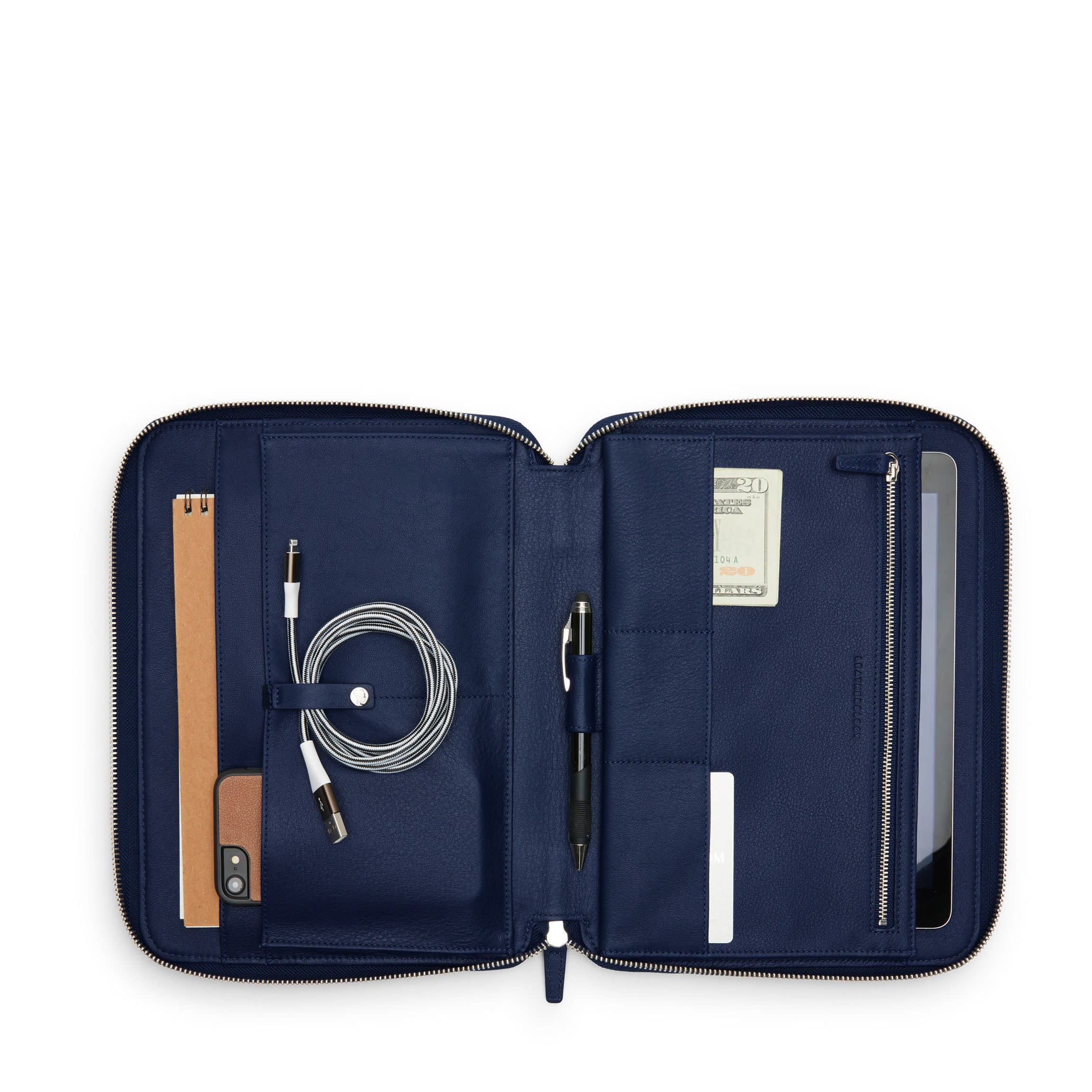 Tech Folio Navy Blue