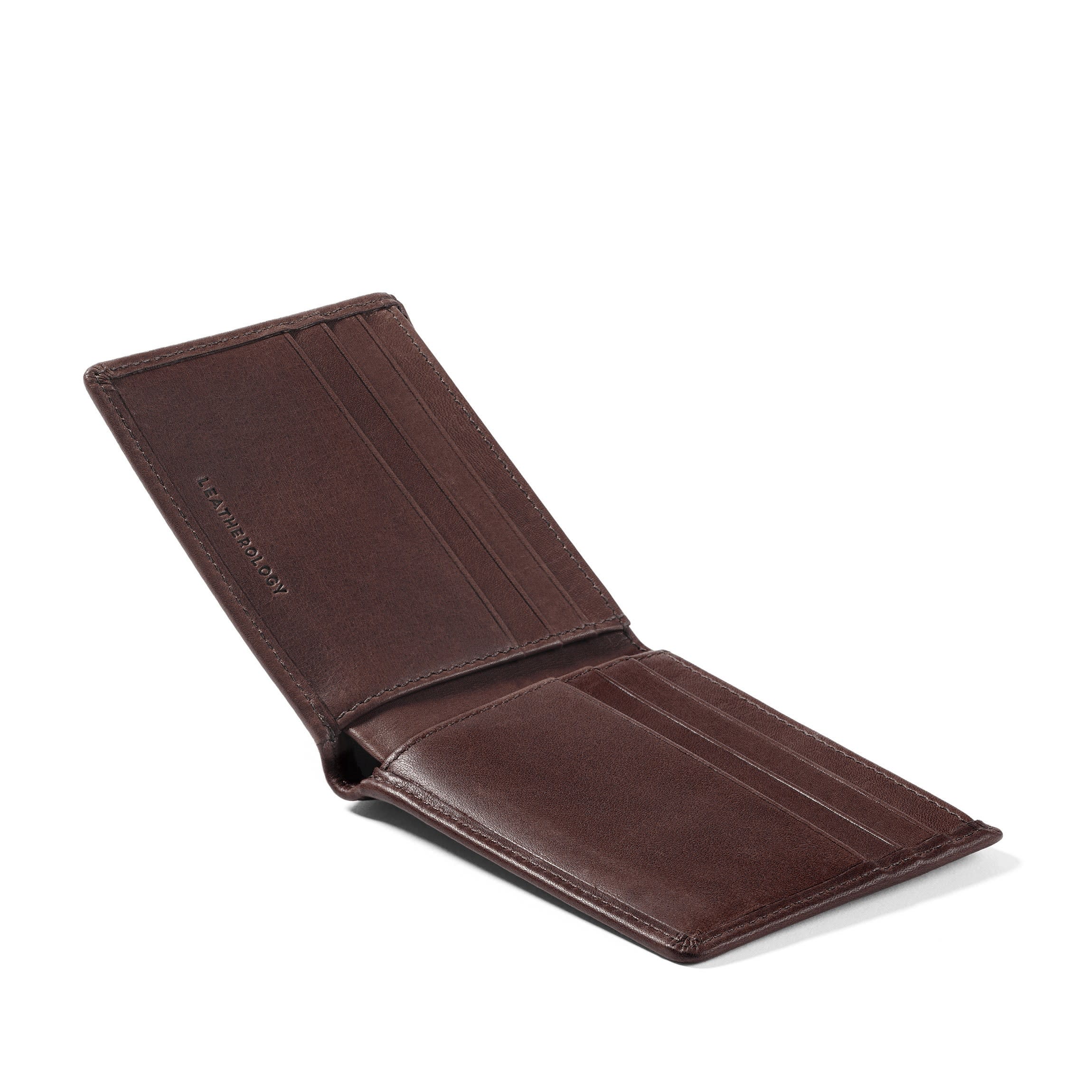 Thin Bifold Wallet Mahogany - Image 4