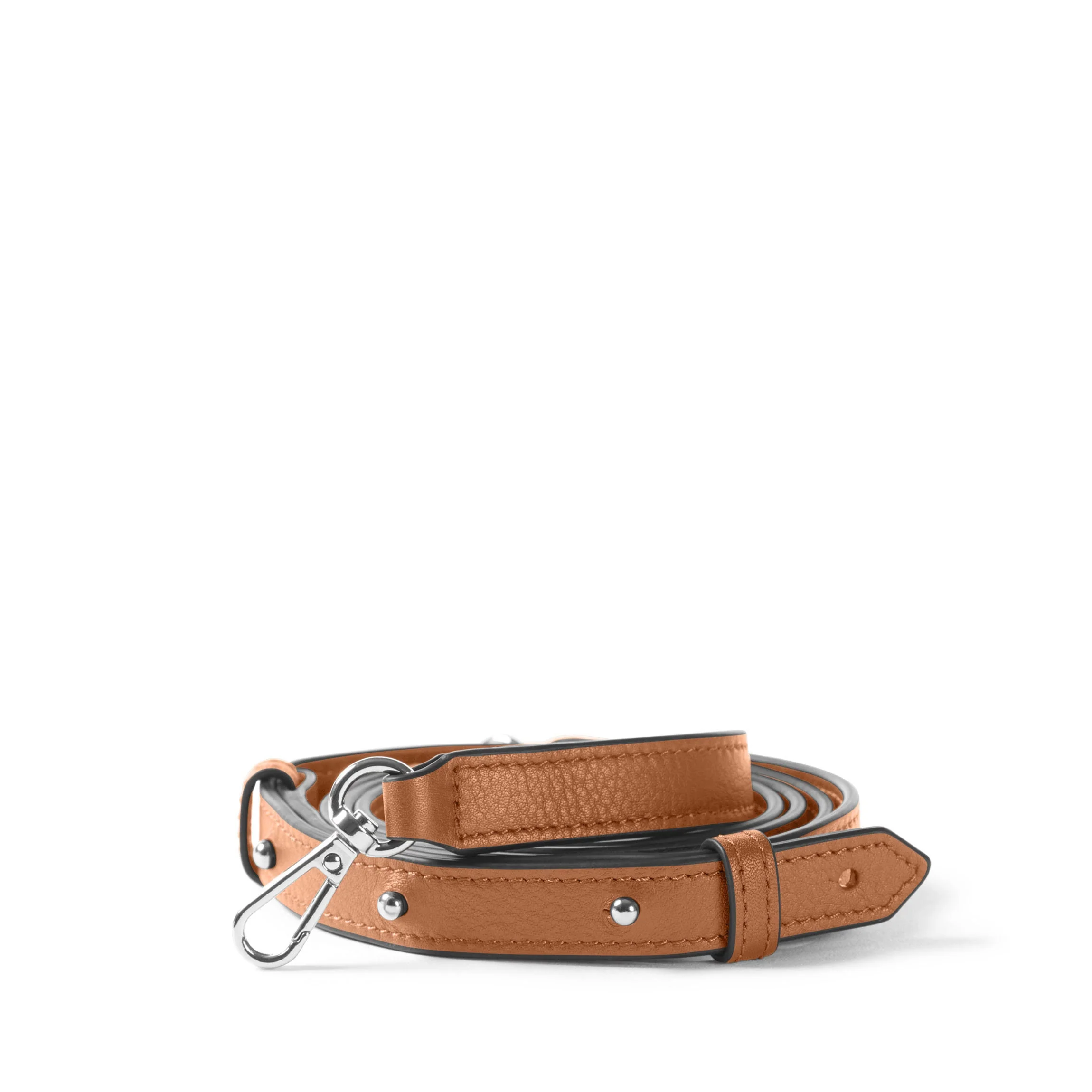 Thin Long Crossbody Strap Cognac