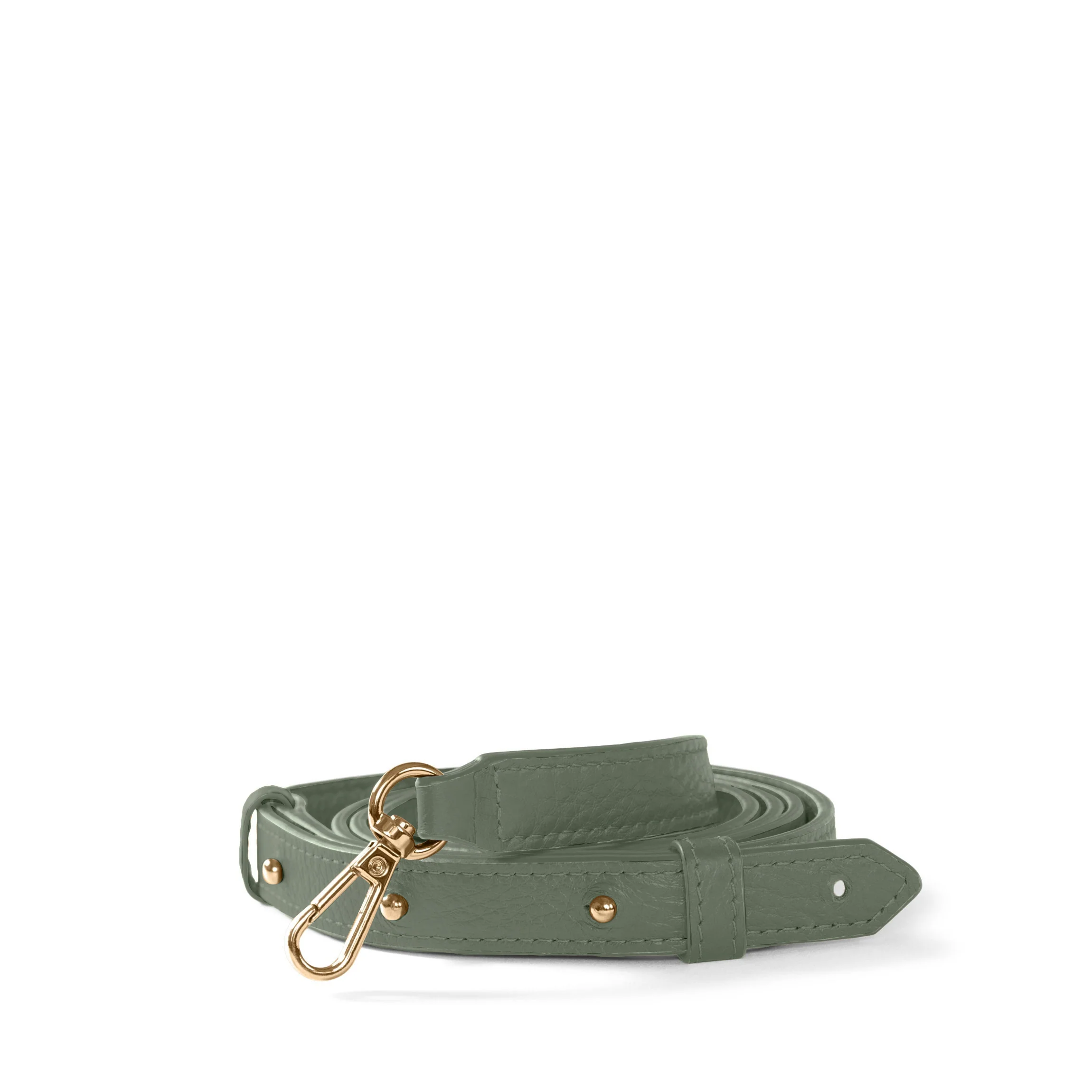 Thin Long Crossbody Strap Moss