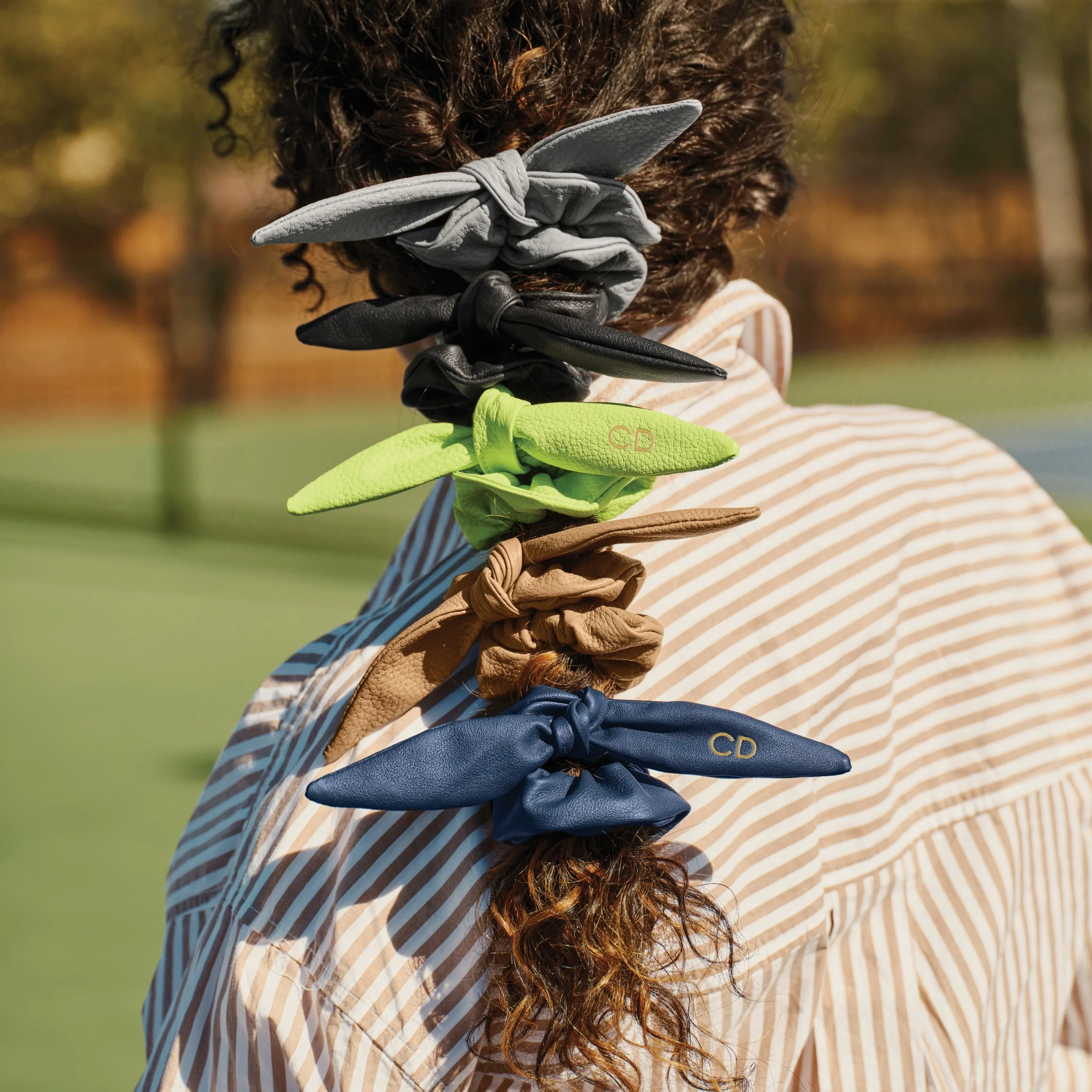 Tie Scrunchie Camel - Image 2